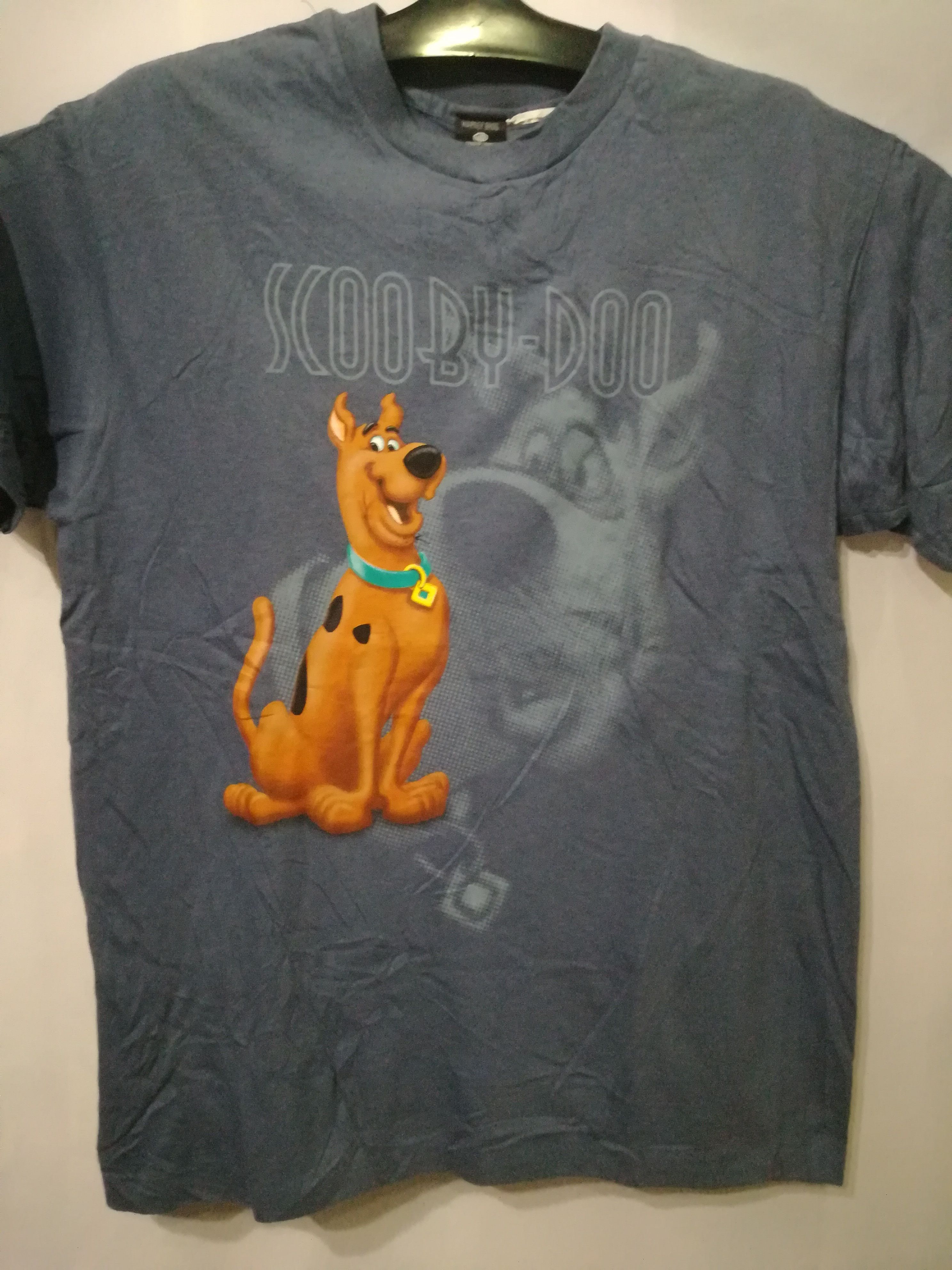 ALSTYLE Scooby-Doo character print T-shirt for men (size L) cotton Beige type Vintage Second Hand