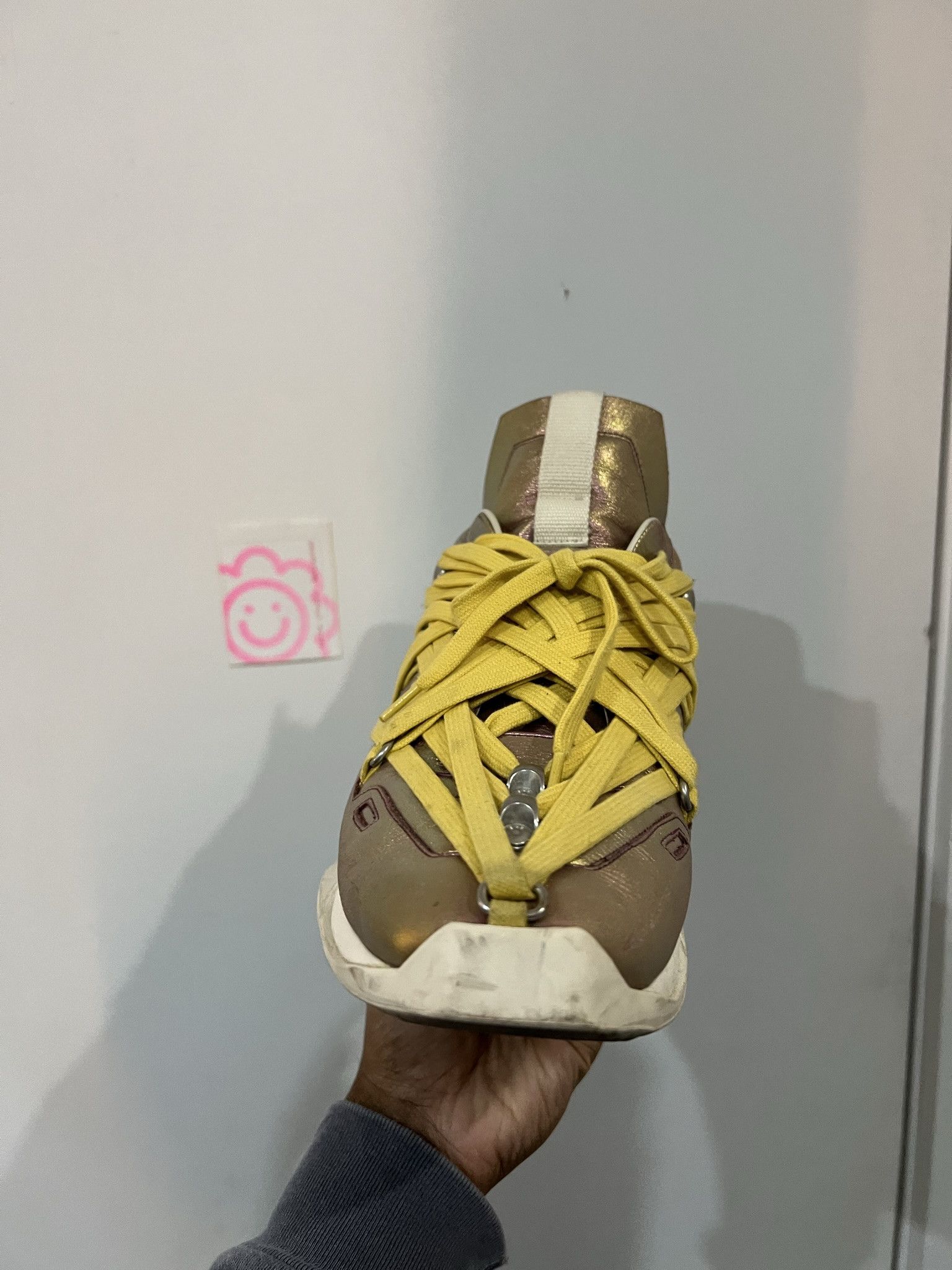 Rick Owens EXTREMELY RARE Rick Owens Tecuatl Iridescent Megalace Runner Size US 8.5 / EU 41-42 - 8 Thumbnail