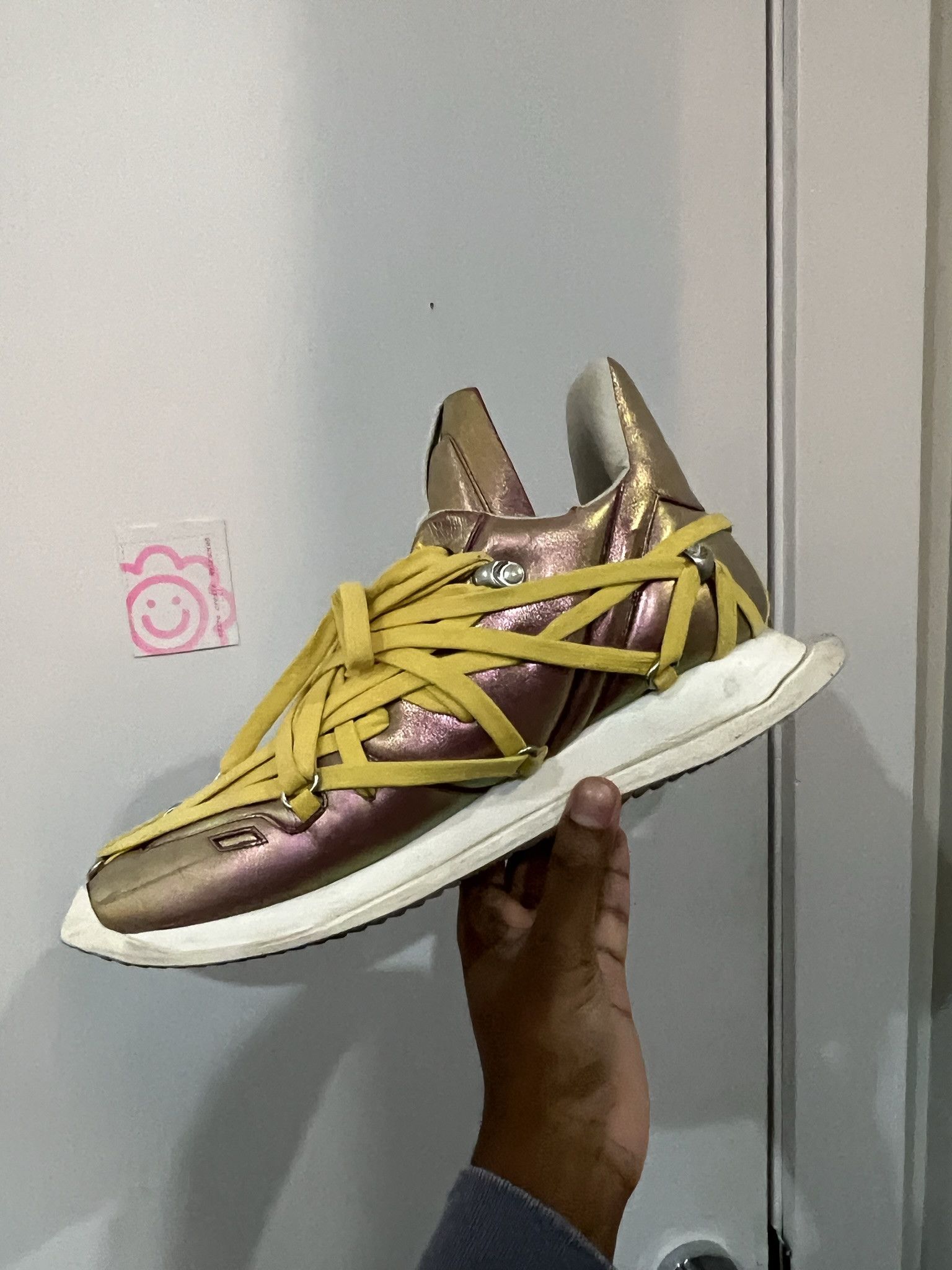 Rick Owens EXTREMELY RARE Rick Owens Tecuatl Iridescent Megalace Runner Size US 8.5 / EU 41-42 - 10 Thumbnail