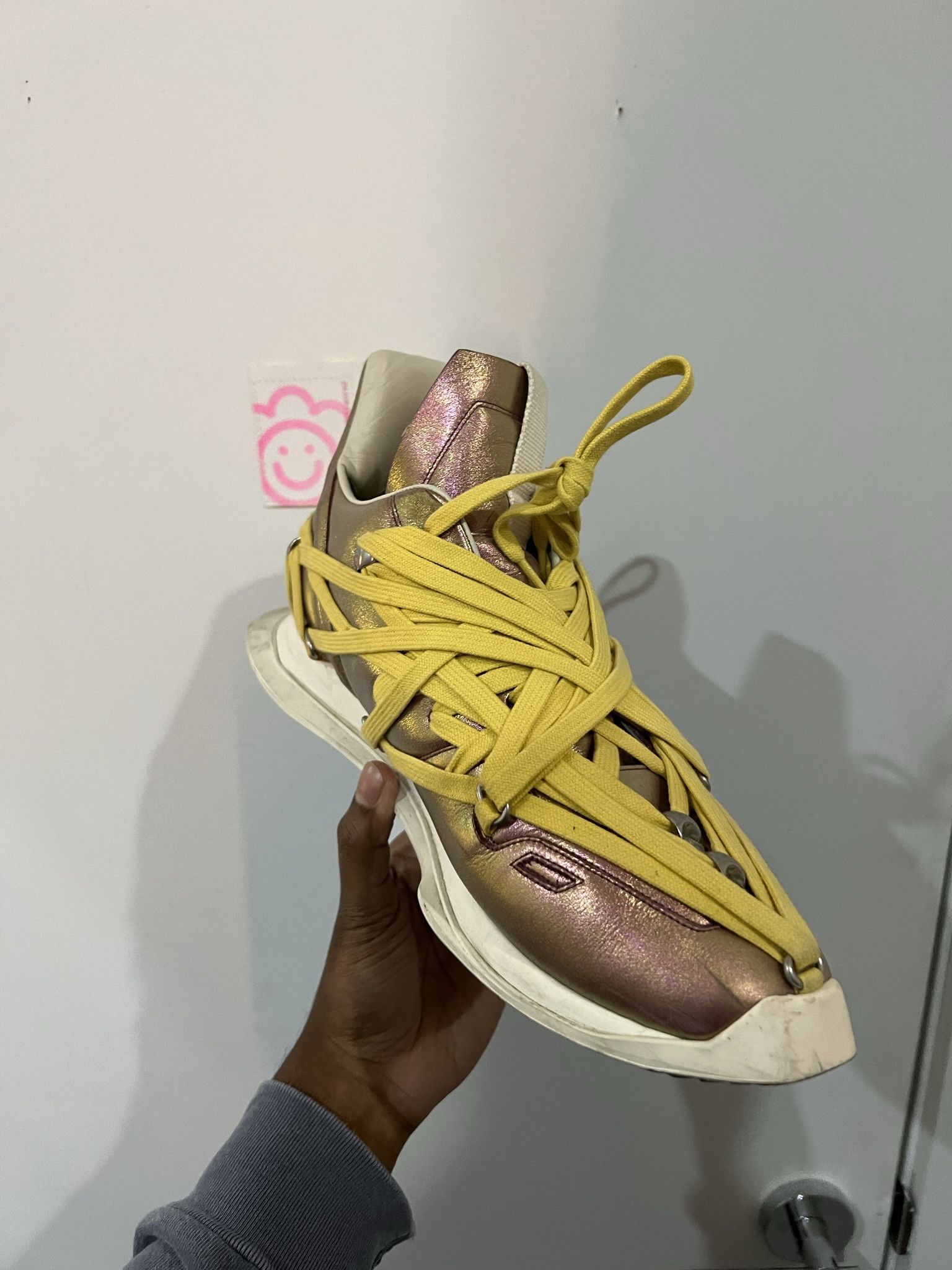 Rick Owens EXTREMELY RARE Rick Owens Tecuatl Iridescent Megalace Runner Size US 8.5 / EU 41-42 - 7 Thumbnail
