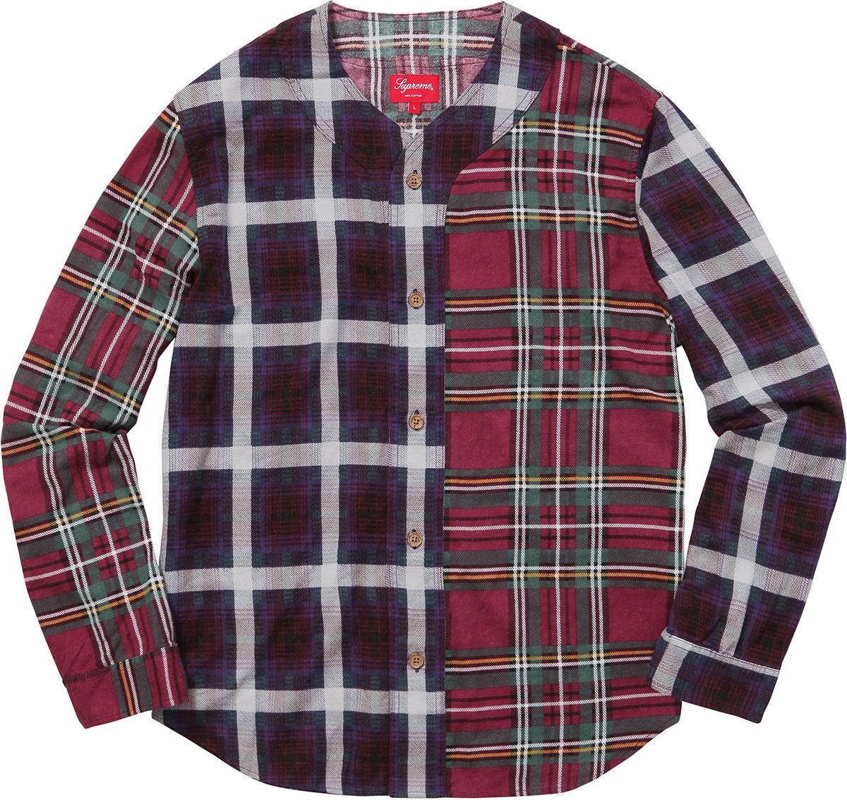Supreme Supreme Multi Plaid Flannel Jersey | Grailed