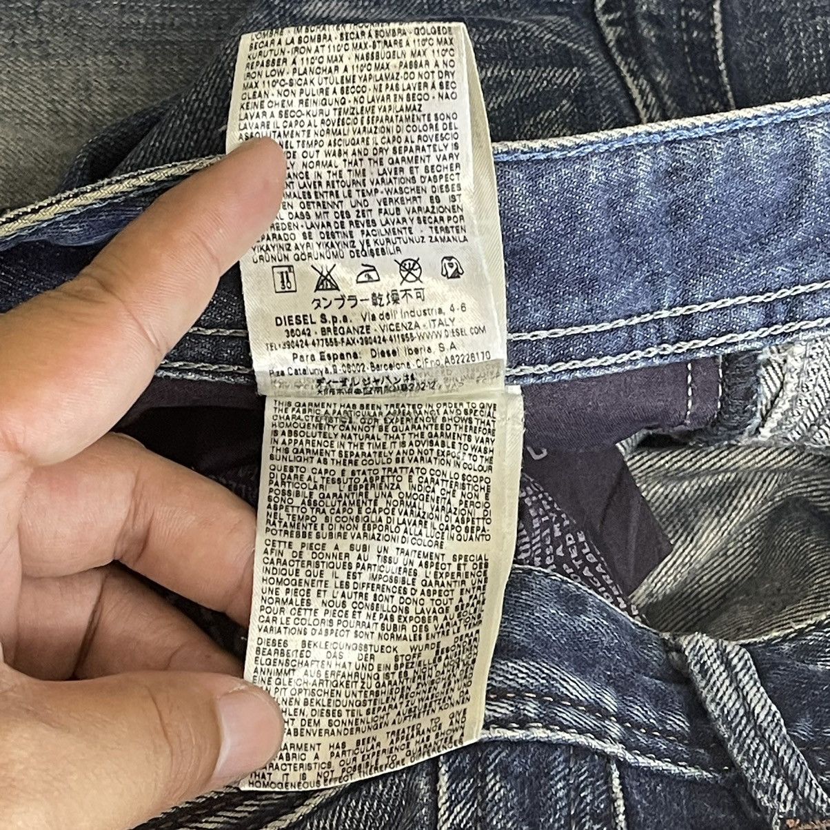 Diesel Diesel Industry Darron Regular Slim Distressed Denim W29 L30 Size US 29 - 19 Thumbnail
