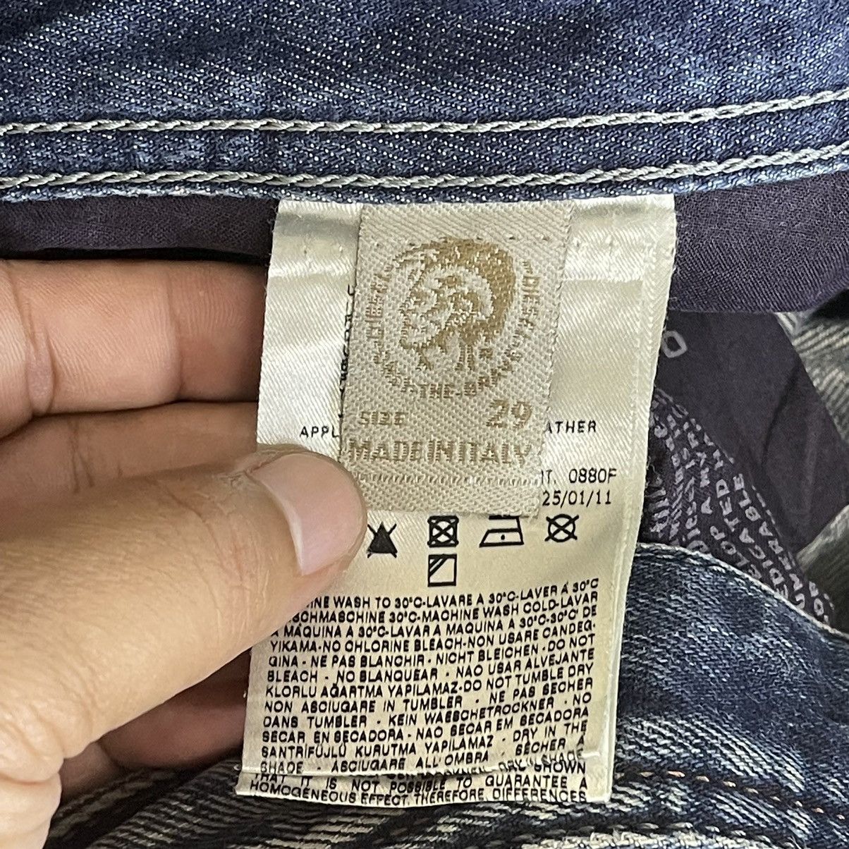Diesel Diesel Industry Darron Regular Slim Distressed Denim W29 L30 Size US 29 - 17 Thumbnail