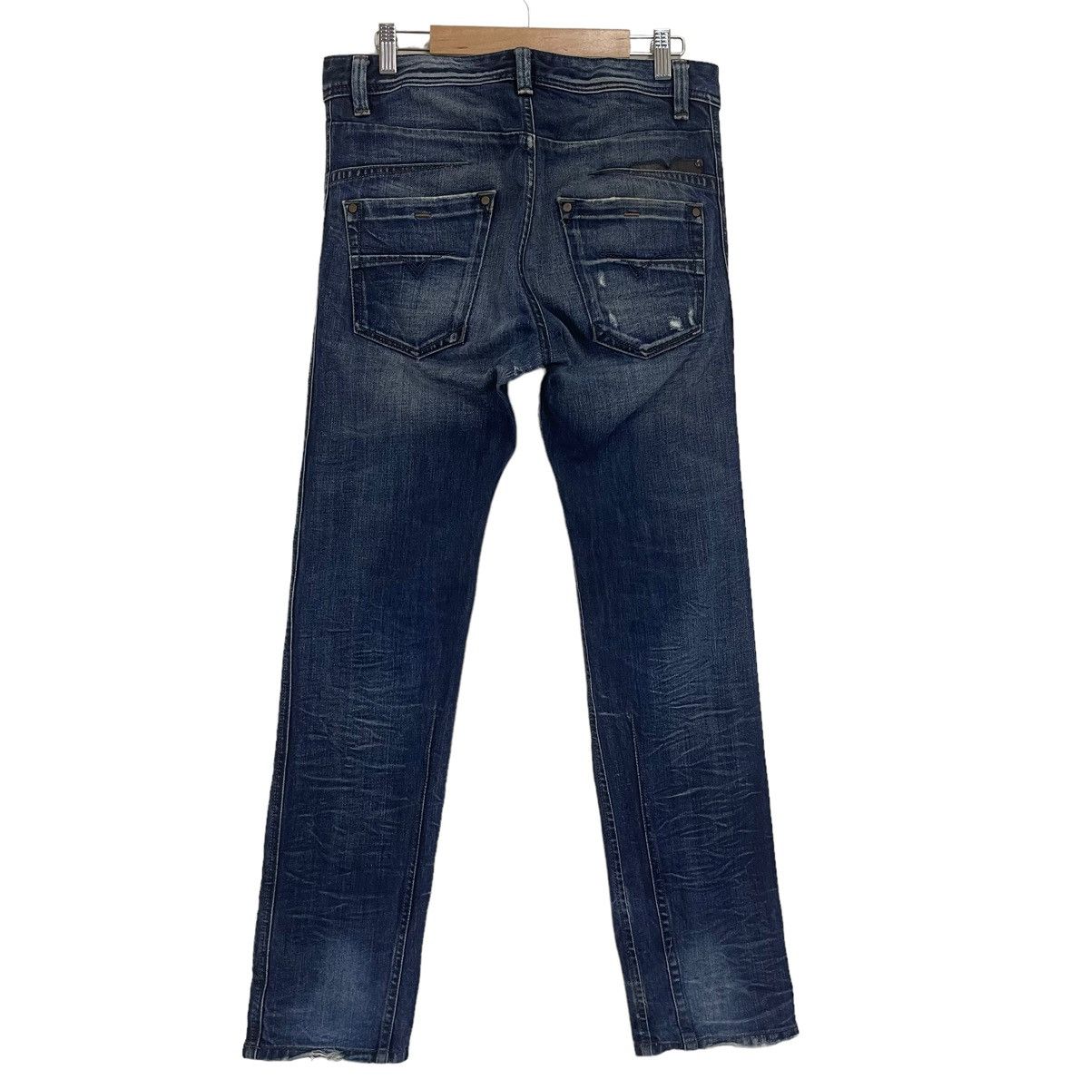 Diesel Diesel Industry Darron Regular Slim Distressed Denim W29 L30 Size US 29 - 10 Thumbnail