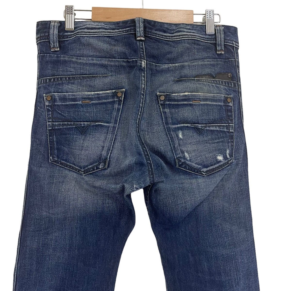 Diesel Diesel Industry Darron Regular Slim Distressed Denim W29 L30 Size US 29 - 11 Thumbnail