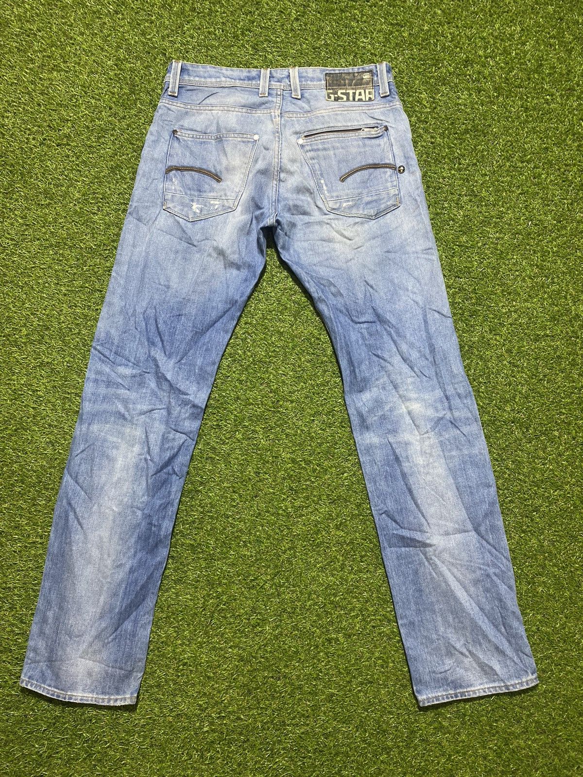 G-Star G star raw distressed jeans denim made in Italy size 31x34 Size US 31 - 3 Thumbnail