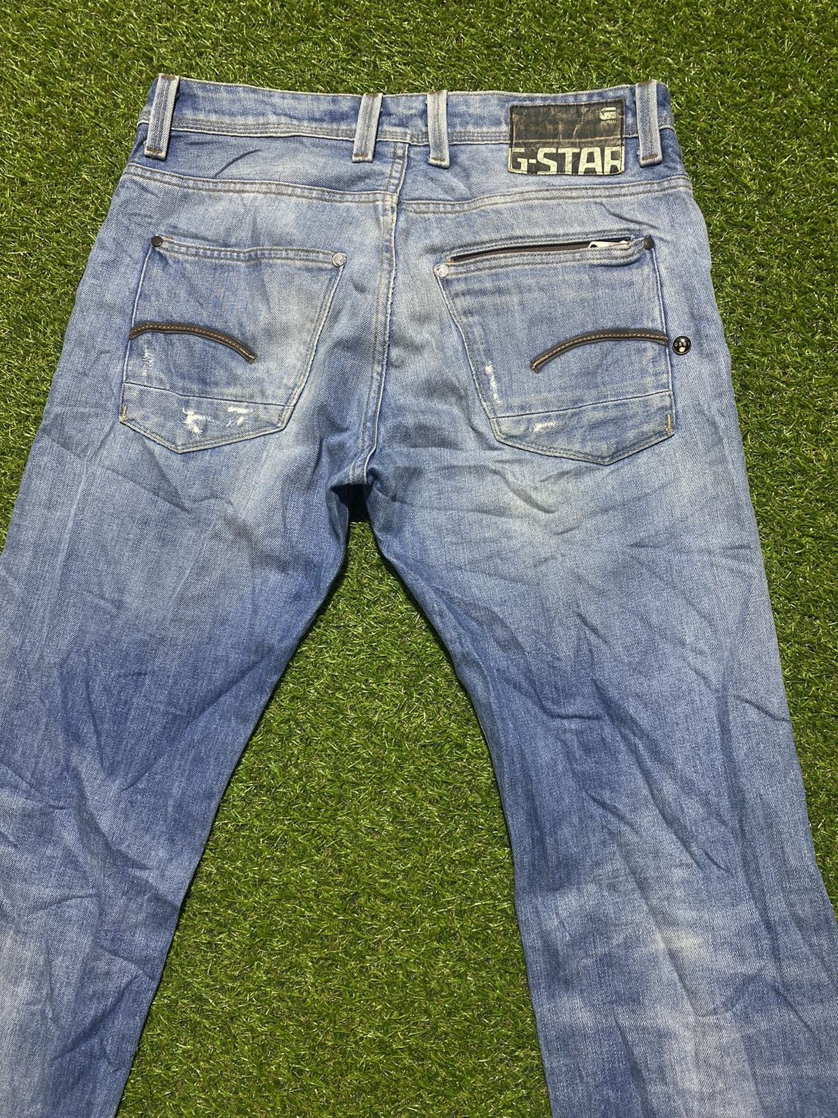 G-Star G star raw distressed jeans denim made in Italy size 31x34 Size US 31 - 4 Thumbnail