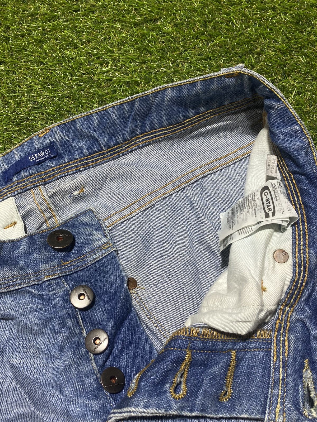 G-Star G star raw distressed jeans denim made in Italy size 31x34 Size US 31 - 5 Thumbnail