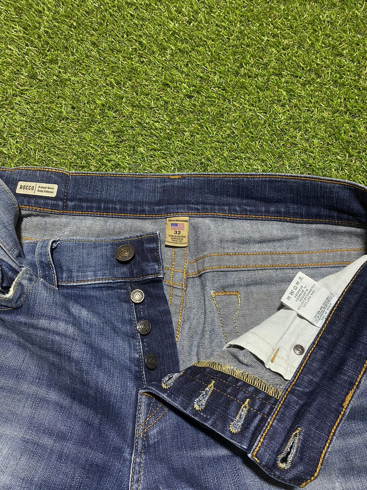 True Religion Vintage True Religion denim faded jeans made in USA size 32 Size US 32 / EU 48 - 7 Thumbnail