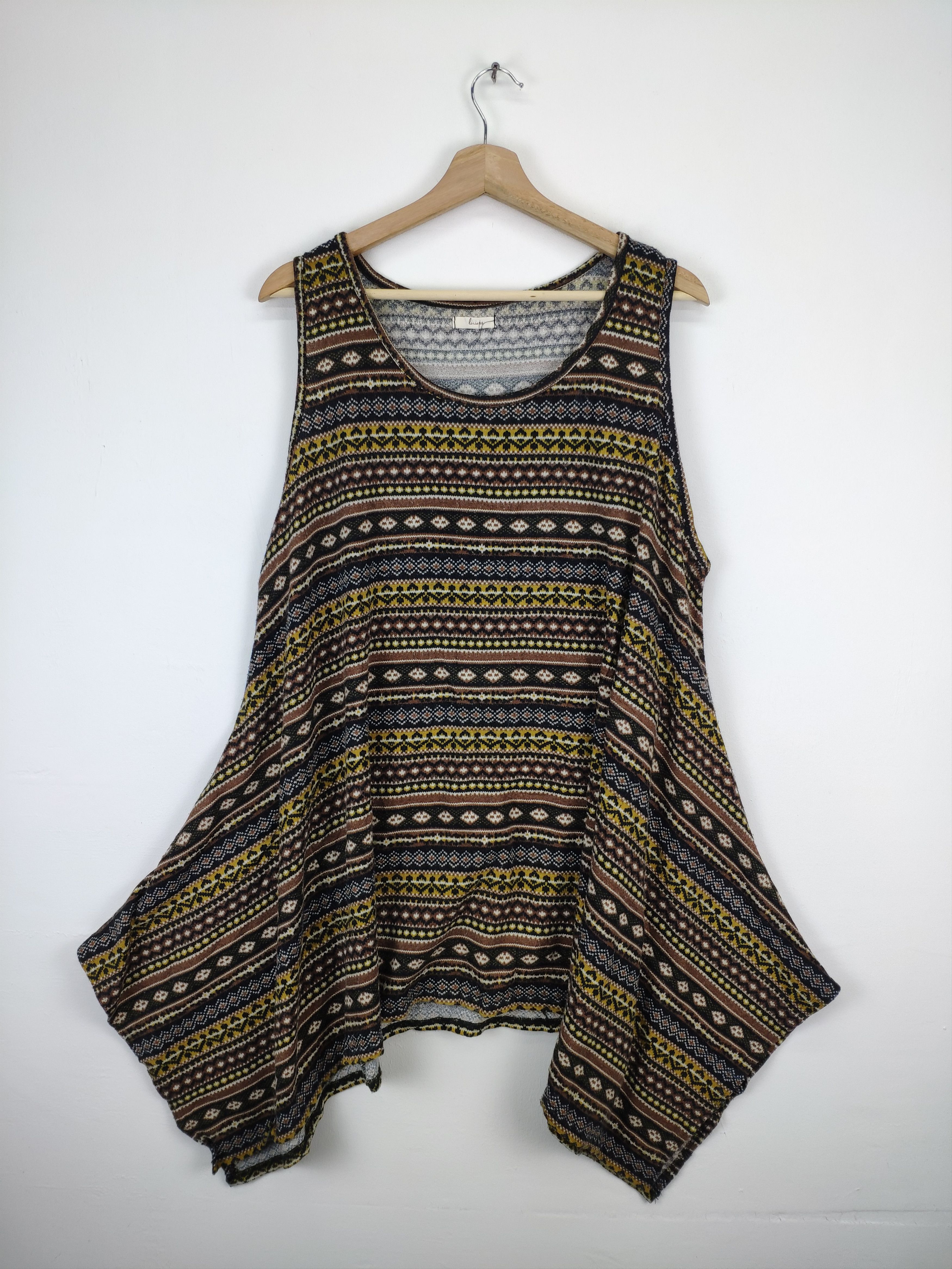 Japanese Brand × Native OFFER💥 Vintage Japanese Summer Dresses Native Style Size XL / US 12-14 / IT 48-50 - 2 Thumbnail