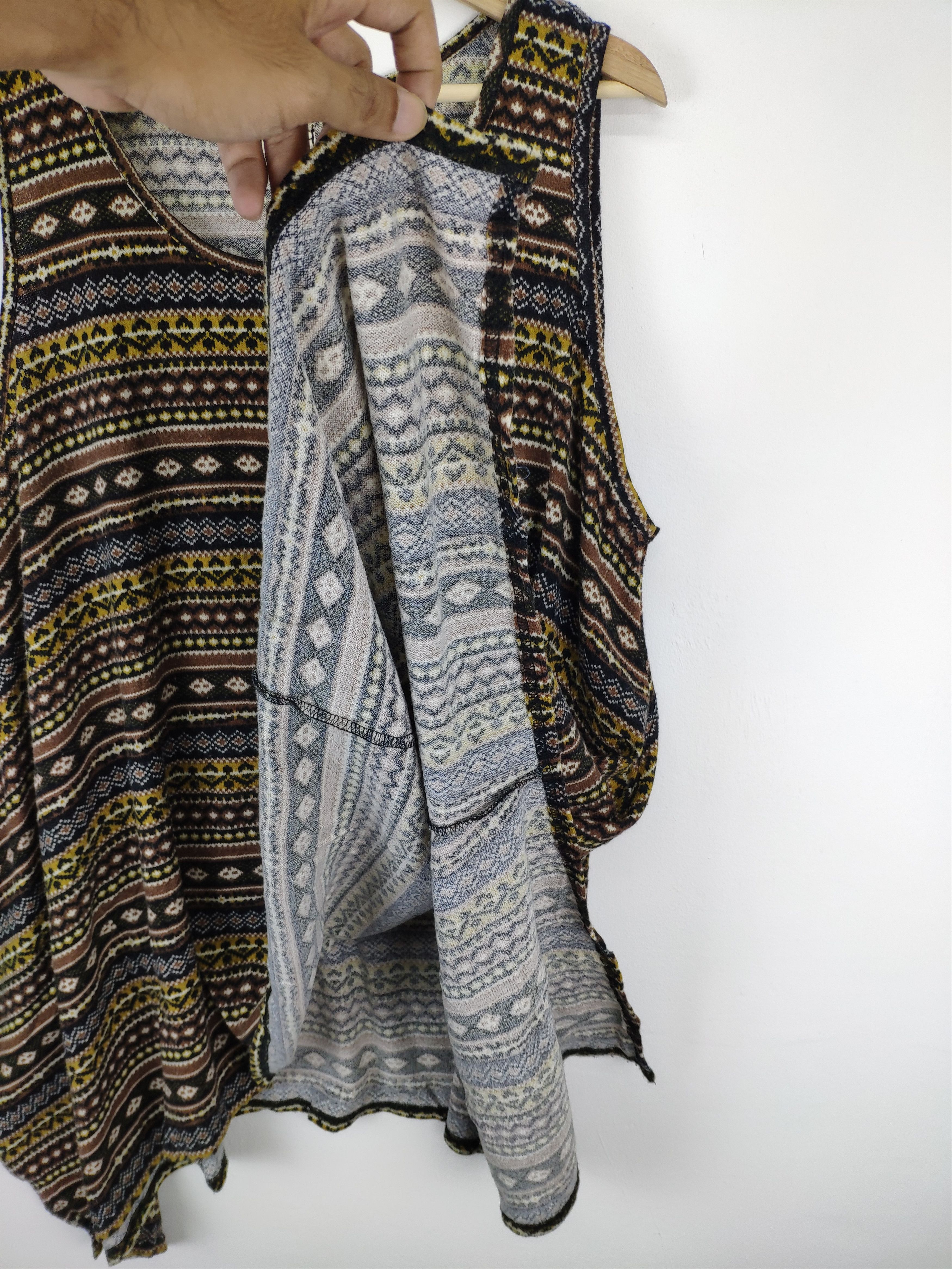 Japanese Brand × Native OFFER💥 Vintage Japanese Summer Dresses Native Style Size XL / US 12-14 / IT 48-50 - 7 Thumbnail