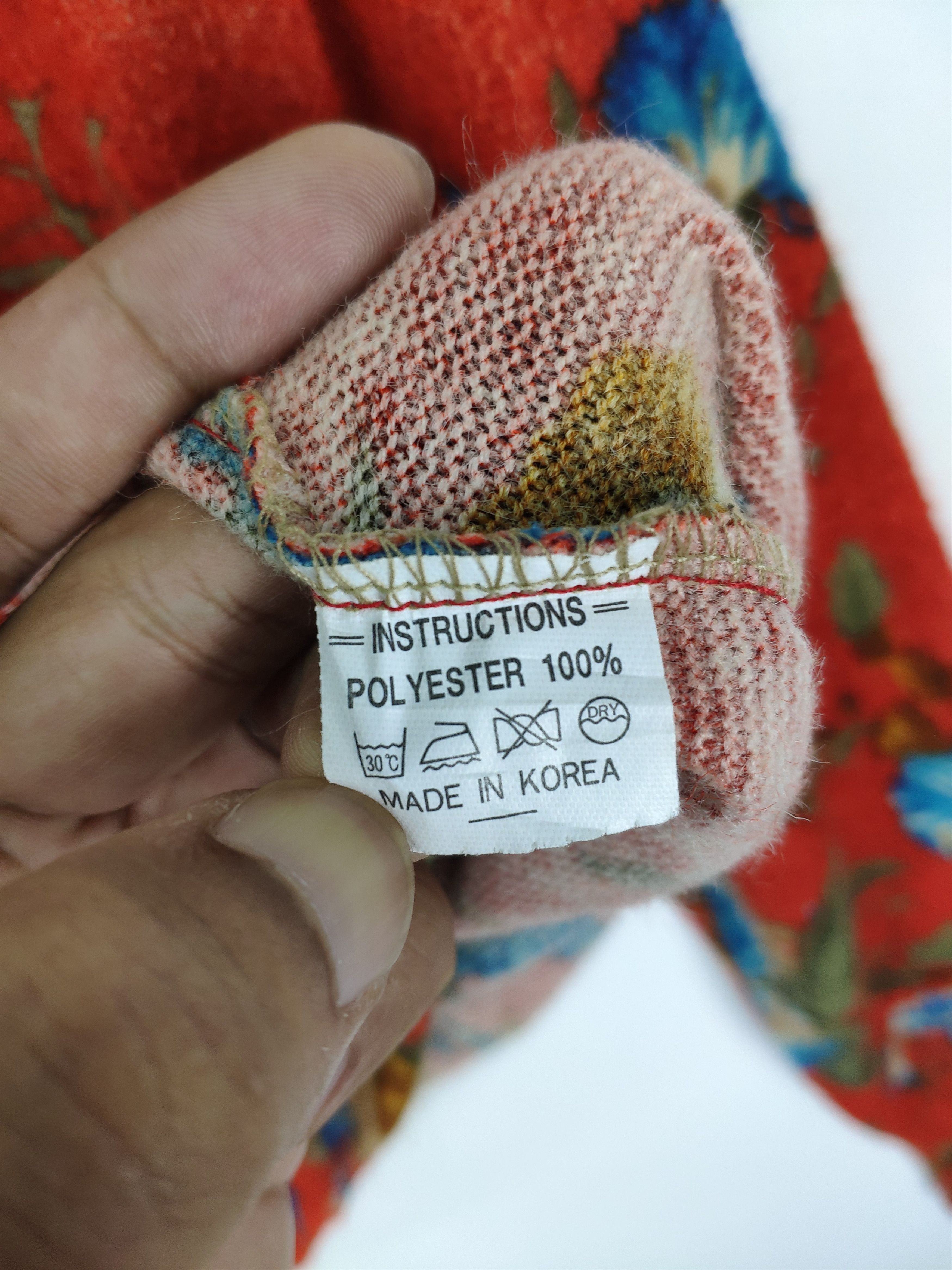 Japanese Brand × Le Grande Bleu (L.G.B.) × Vintage OFFER 💥 Vintage Sweater Floral Motif Unbranded Size M / US 6-8 / IT 42-44 - 9 Thumbnail