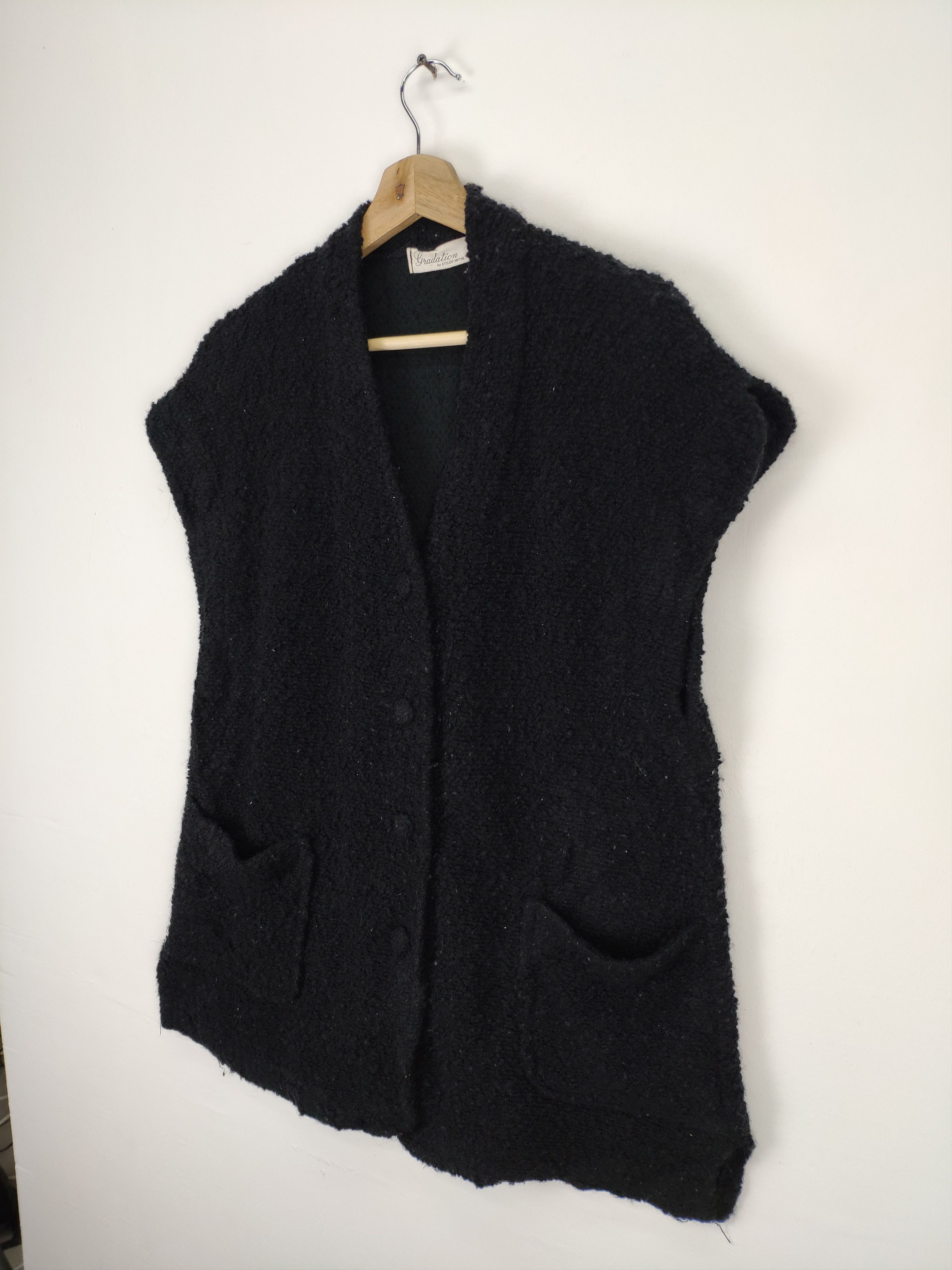 Other Steal 💥 Vintage Wool Cardigan Sleeveless Japanese Brand Size M / US 6-8 / IT 42-44 - 2 Thumbnail