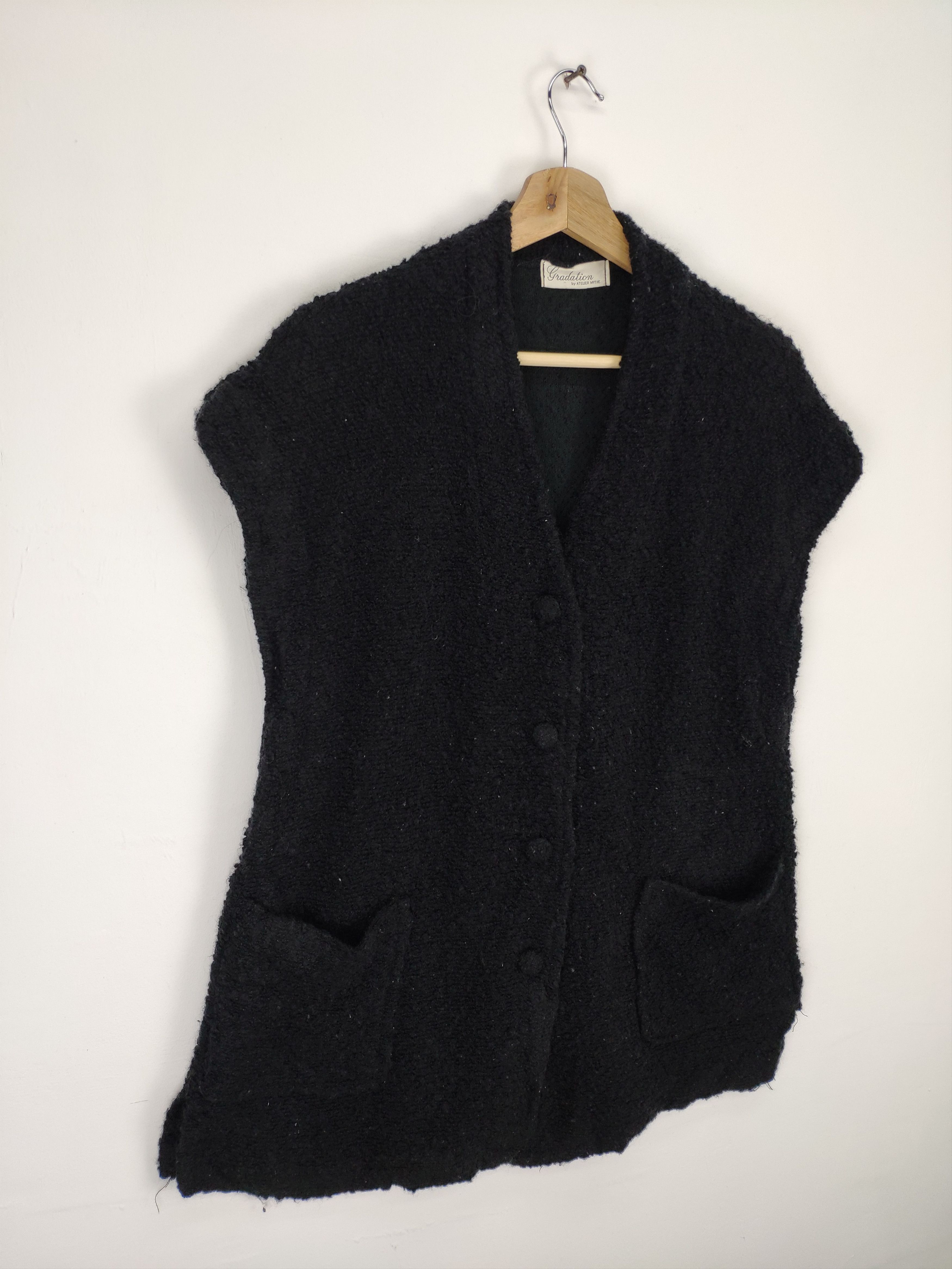 Other Steal 💥 Vintage Wool Cardigan Sleeveless Japanese Brand Size M / US 6-8 / IT 42-44 - 3 Thumbnail