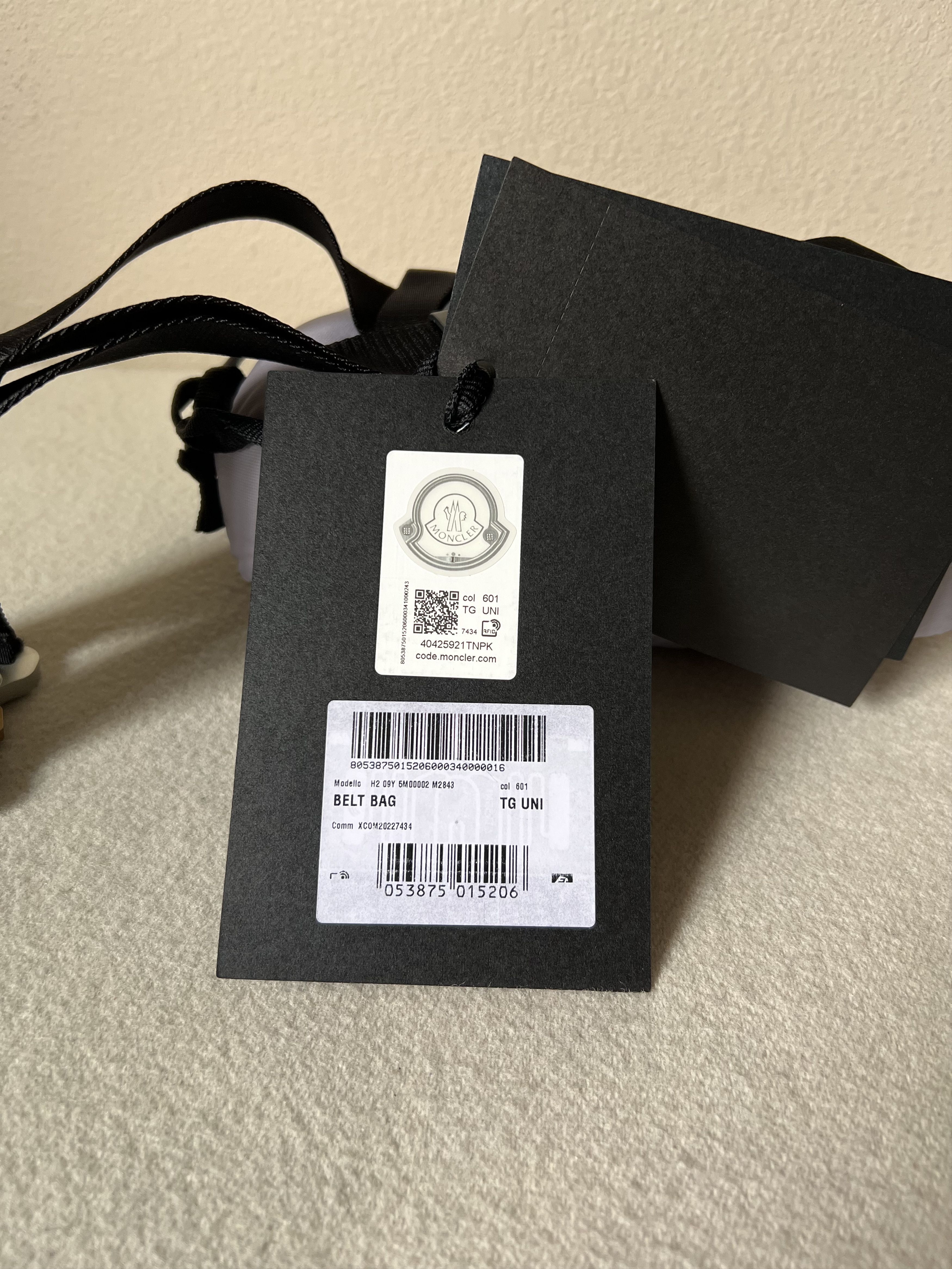 1017 ALYX 9SM × Moncler Genius 6 Moncler 1017 Alyx 9SM Padded Down Belt Bag Size ONE SIZE - 9 Thumbnail