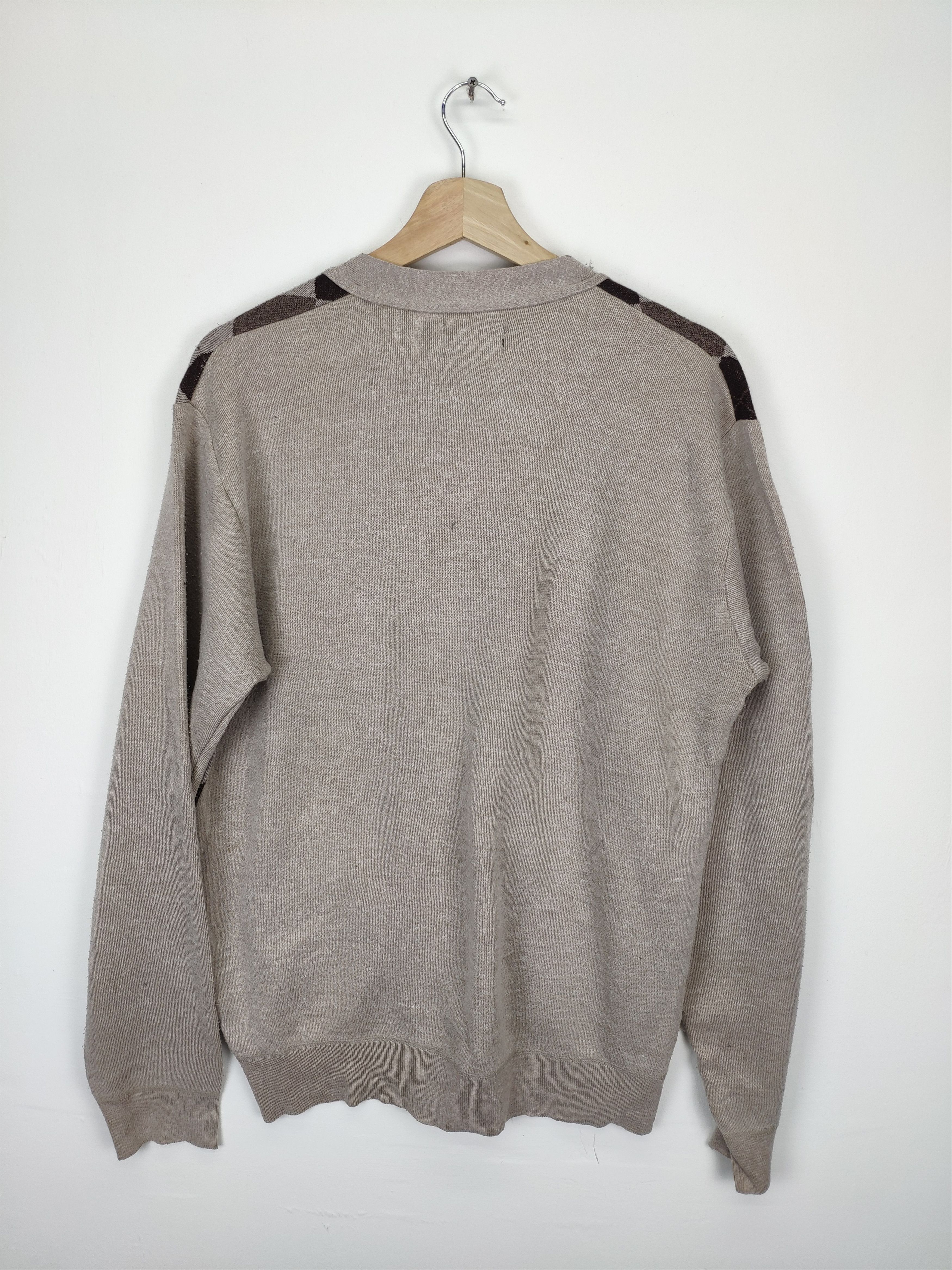 Japanese Brand × Vintage Vintage Knit Cardigan Diamond Style Size US M / EU 48-50 / 2 - 12 Thumbnail
