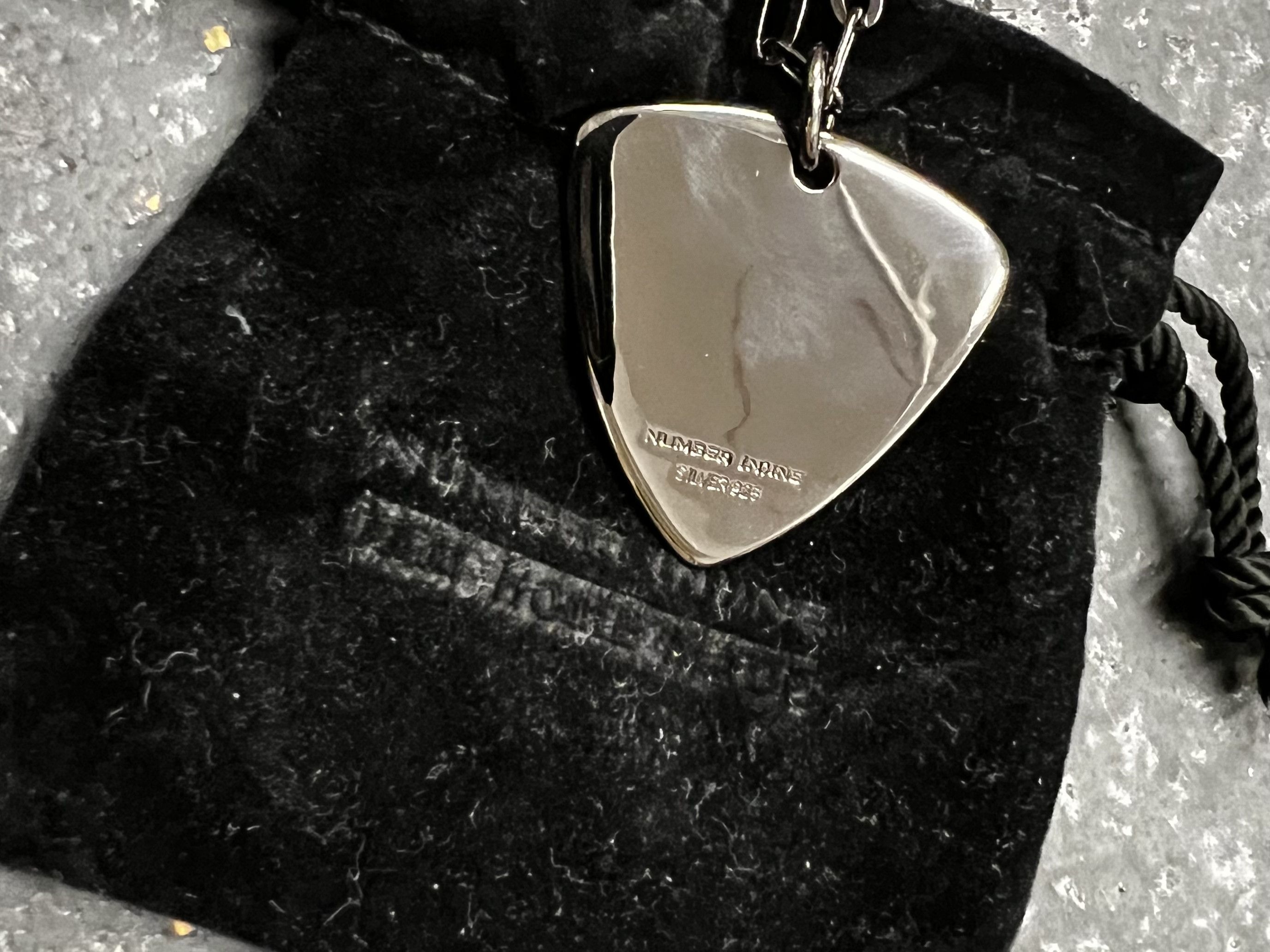 Number (N)ine Number (N)ine Guitar Pick Necklace | Grailed