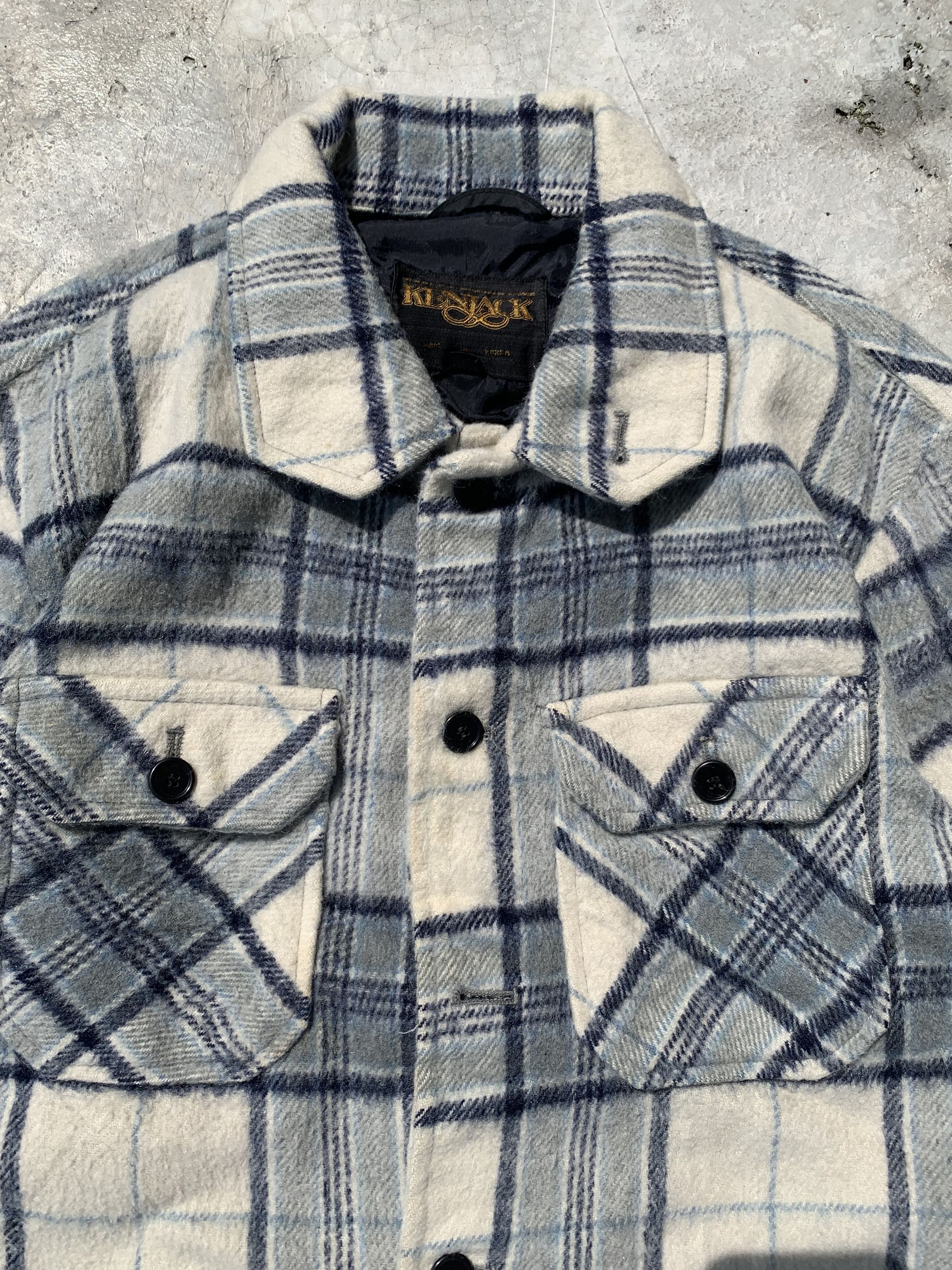 Vintage Vintage Kenjack Tartan Plaid Wool Shirt Jacket Size US M / EU 48-50 / 2 - 5 Thumbnail