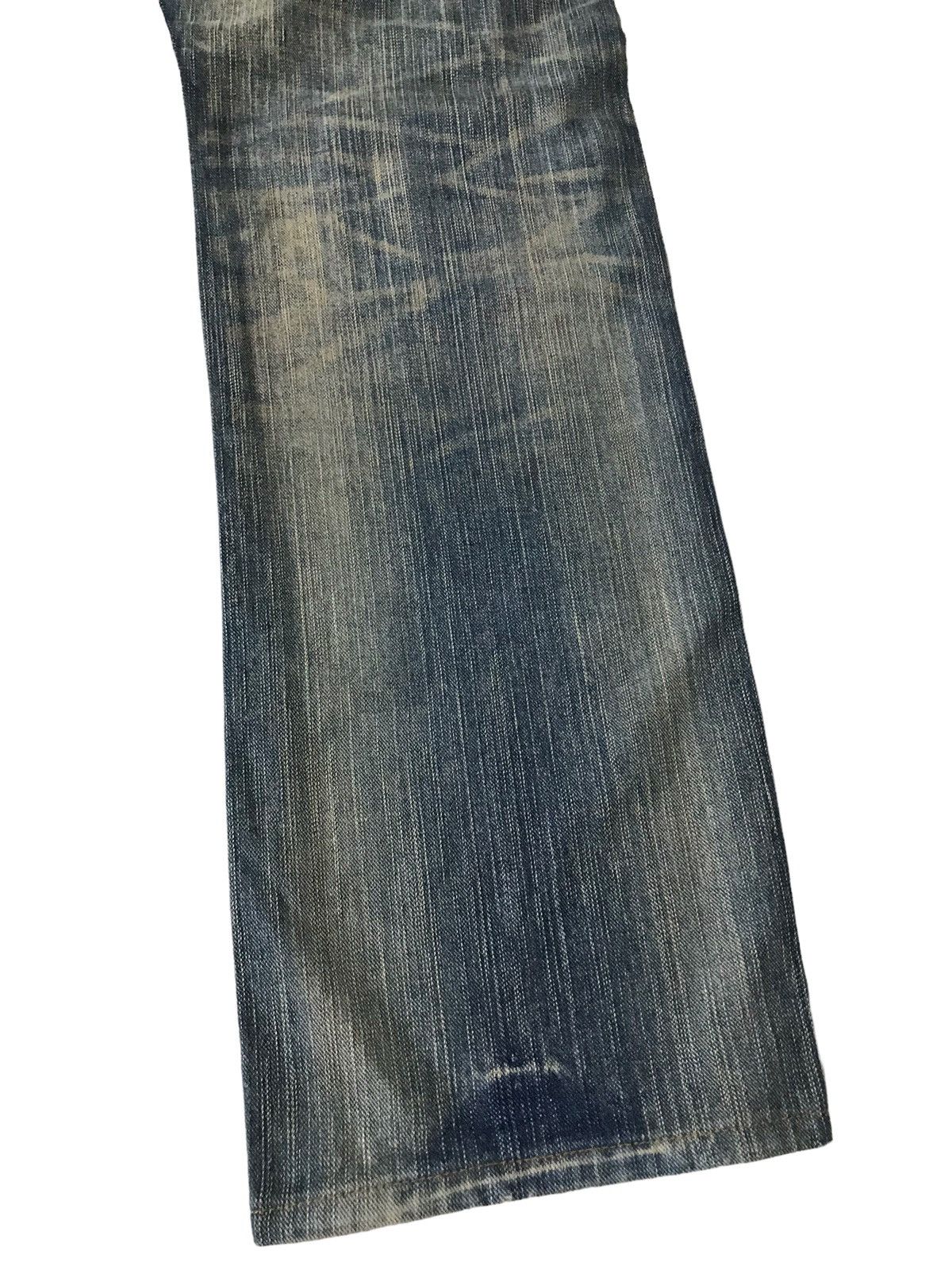 Japanese Brand Vintage Edwin Sashiko Distressed Patchwork Distressed Denim Size US 31 - 16 Thumbnail