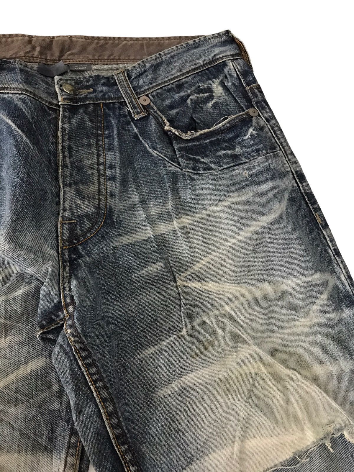 Armani Exchange Thrashed🔥Armani Exchange Acid Wash Distressed Denim Pant⚡️ Size US 32 / EU 48 - 9 Thumbnail