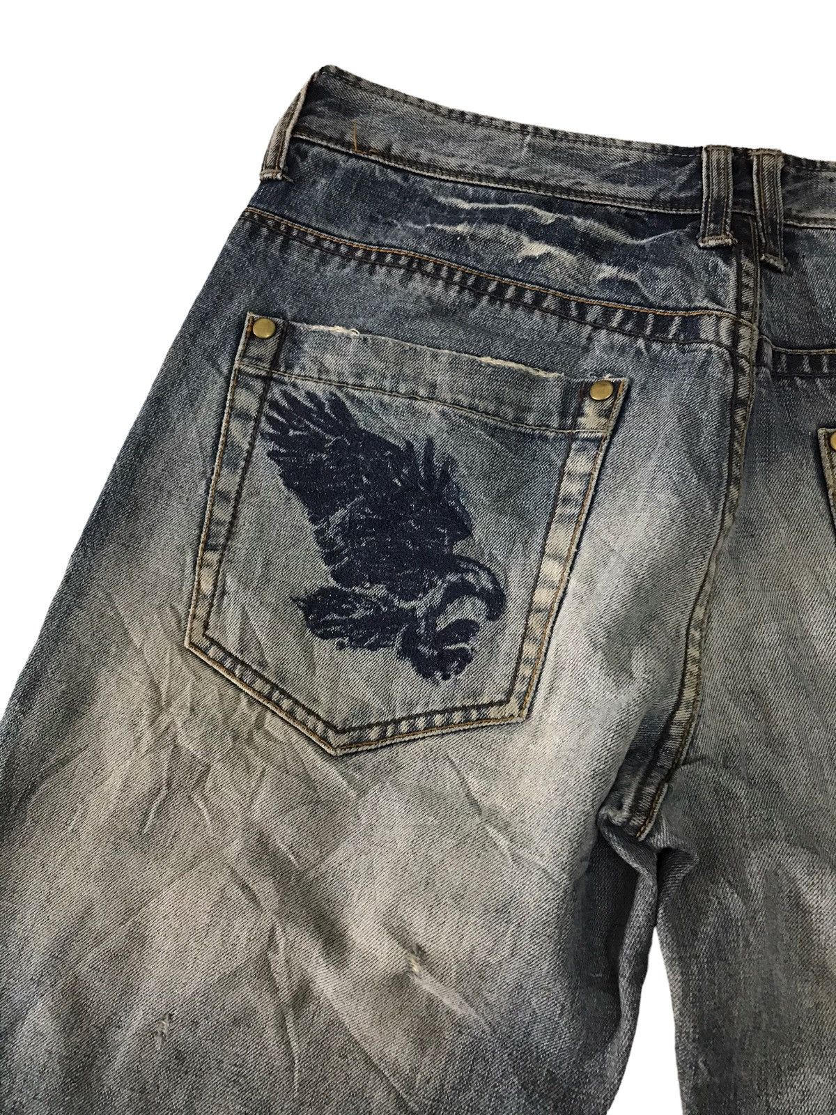 Armani Exchange Thrashed🔥Armani Exchange Acid Wash Distressed Denim Pant⚡️ Size US 32 / EU 48 - 20 Thumbnail
