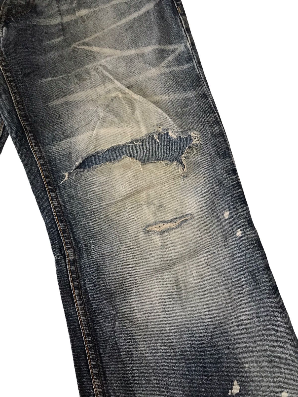 Armani Exchange Thrashed🔥Armani Exchange Acid Wash Distressed Denim Pant⚡️ Size US 32 / EU 48 - 7 Thumbnail