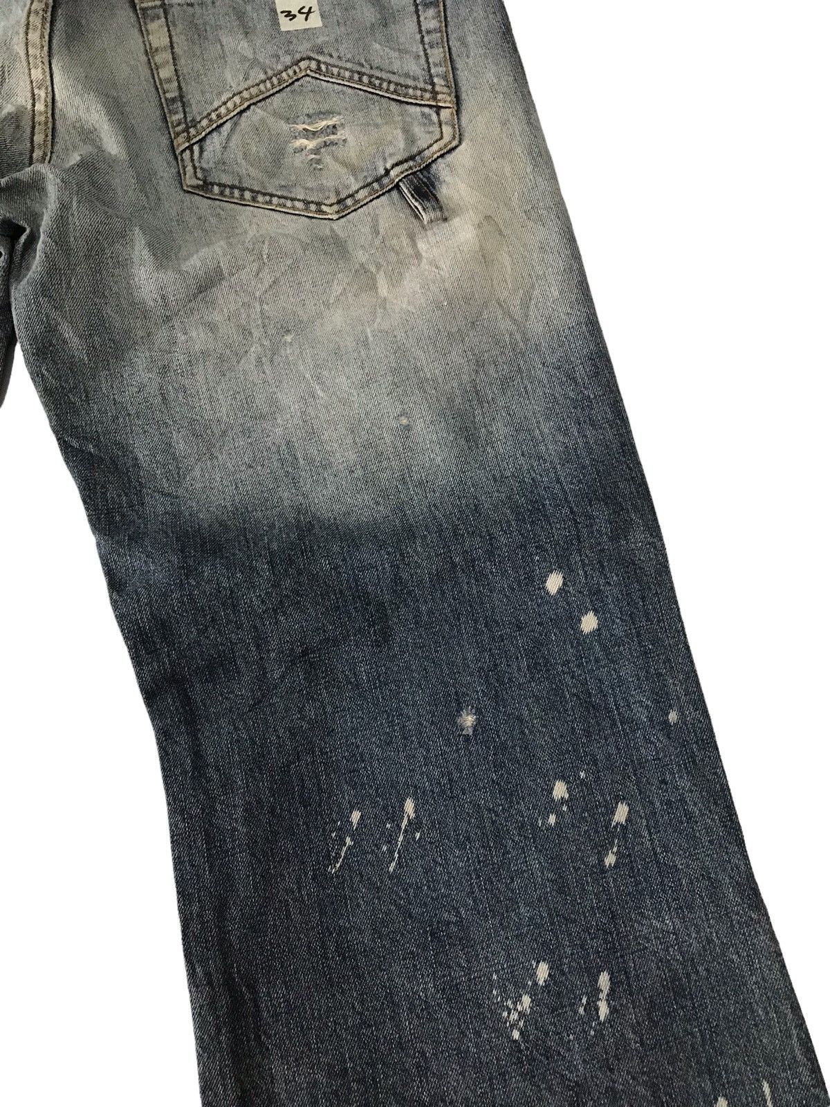 Armani Exchange Thrashed🔥Armani Exchange Acid Wash Distressed Denim Pant⚡️ Size US 32 / EU 48 - 17 Thumbnail