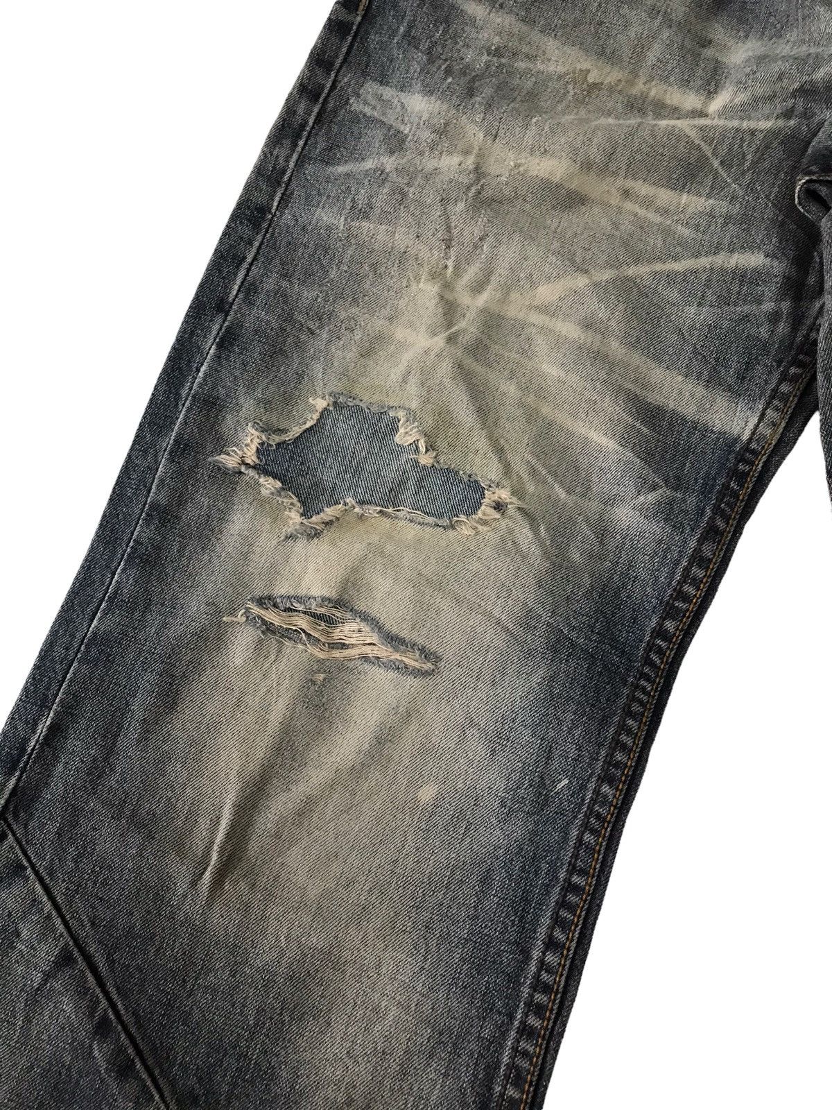 Armani Exchange Thrashed🔥Armani Exchange Acid Wash Distressed Denim Pant⚡️ Size US 32 / EU 48 - 8 Thumbnail