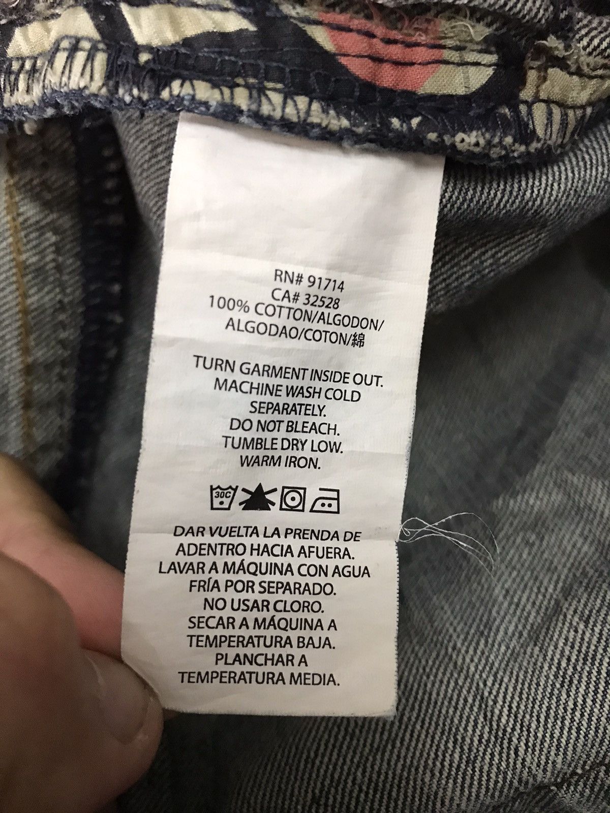 Armani Exchange Thrashed🔥Armani Exchange Acid Wash Distressed Denim Pant⚡️ Size US 32 / EU 48 - 23 Thumbnail