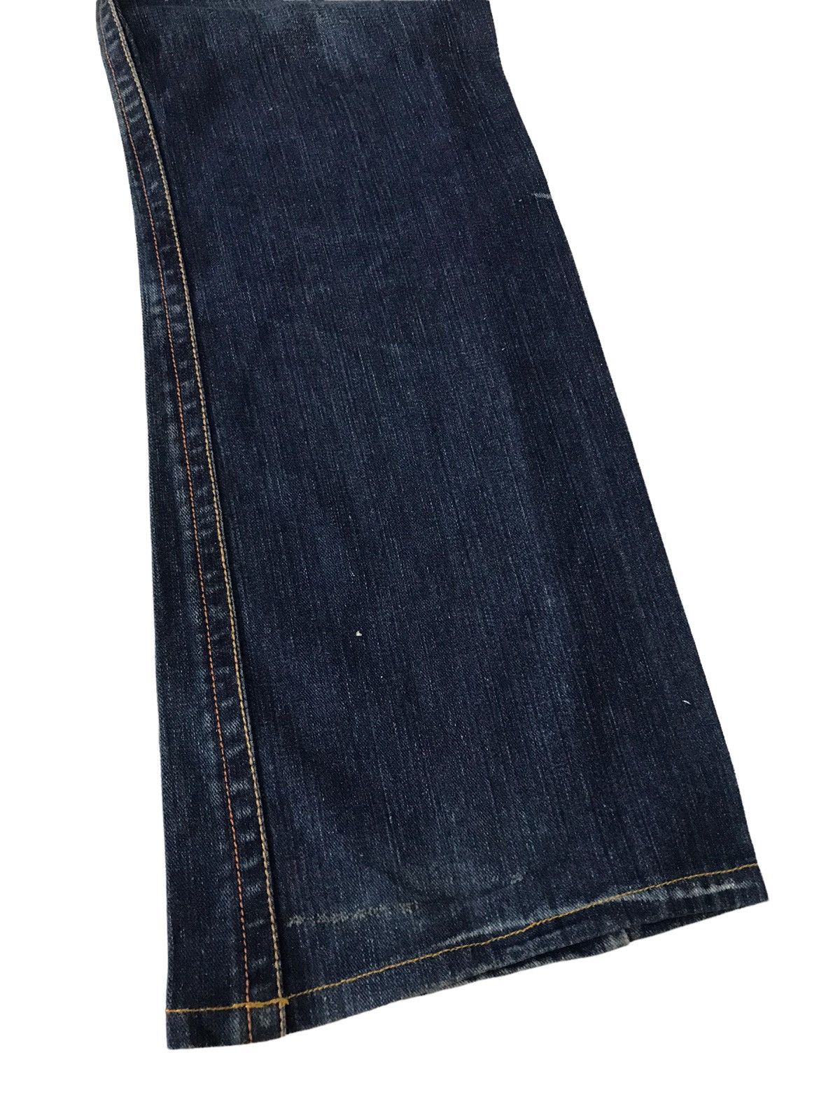 Hysteric Glamour Flare Jeans The Allout Faded Blue Distressed Denim Pant⚡️ Size US 32 / EU 48 - 16 Thumbnail