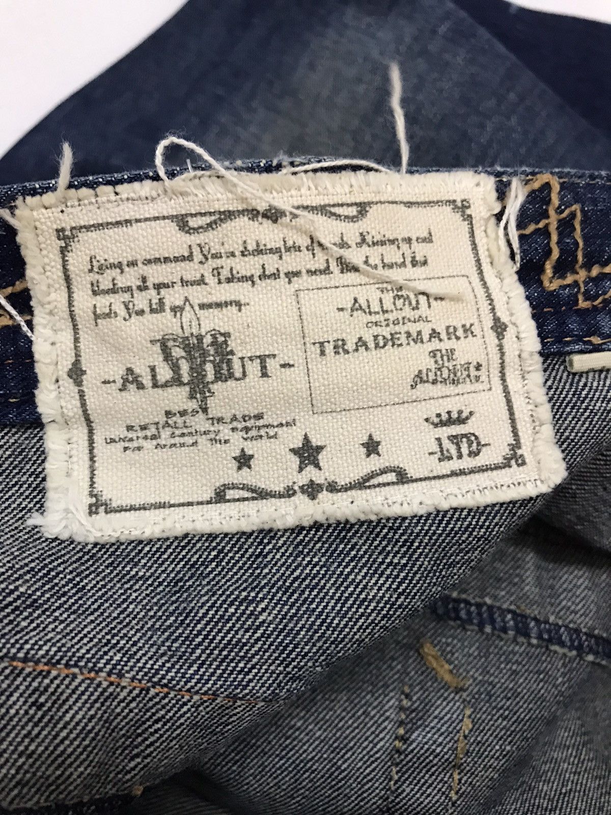 Hysteric Glamour Flare Jeans The Allout Faded Blue Distressed Denim Pant⚡️ Size US 32 / EU 48 - 21 Thumbnail