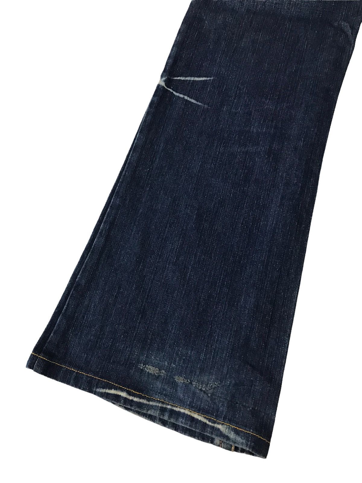 Hysteric Glamour Flare Jeans The Allout Faded Blue Distressed Denim Pant⚡️ Size US 32 / EU 48 - 17 Thumbnail