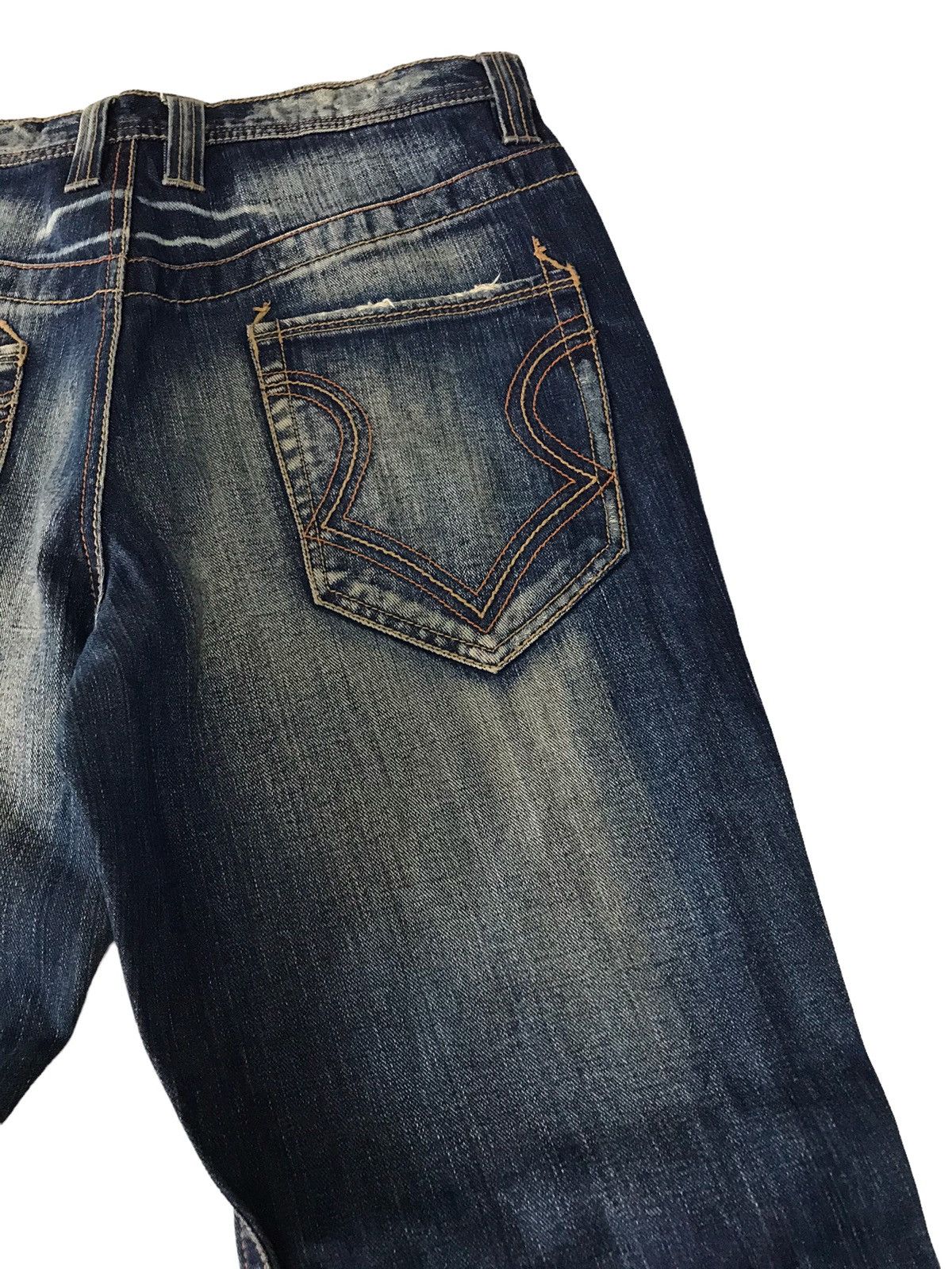 Hysteric Glamour Flare Jeans The Allout Faded Blue Distressed Denim Pant⚡️ Size US 32 / EU 48 - 18 Thumbnail