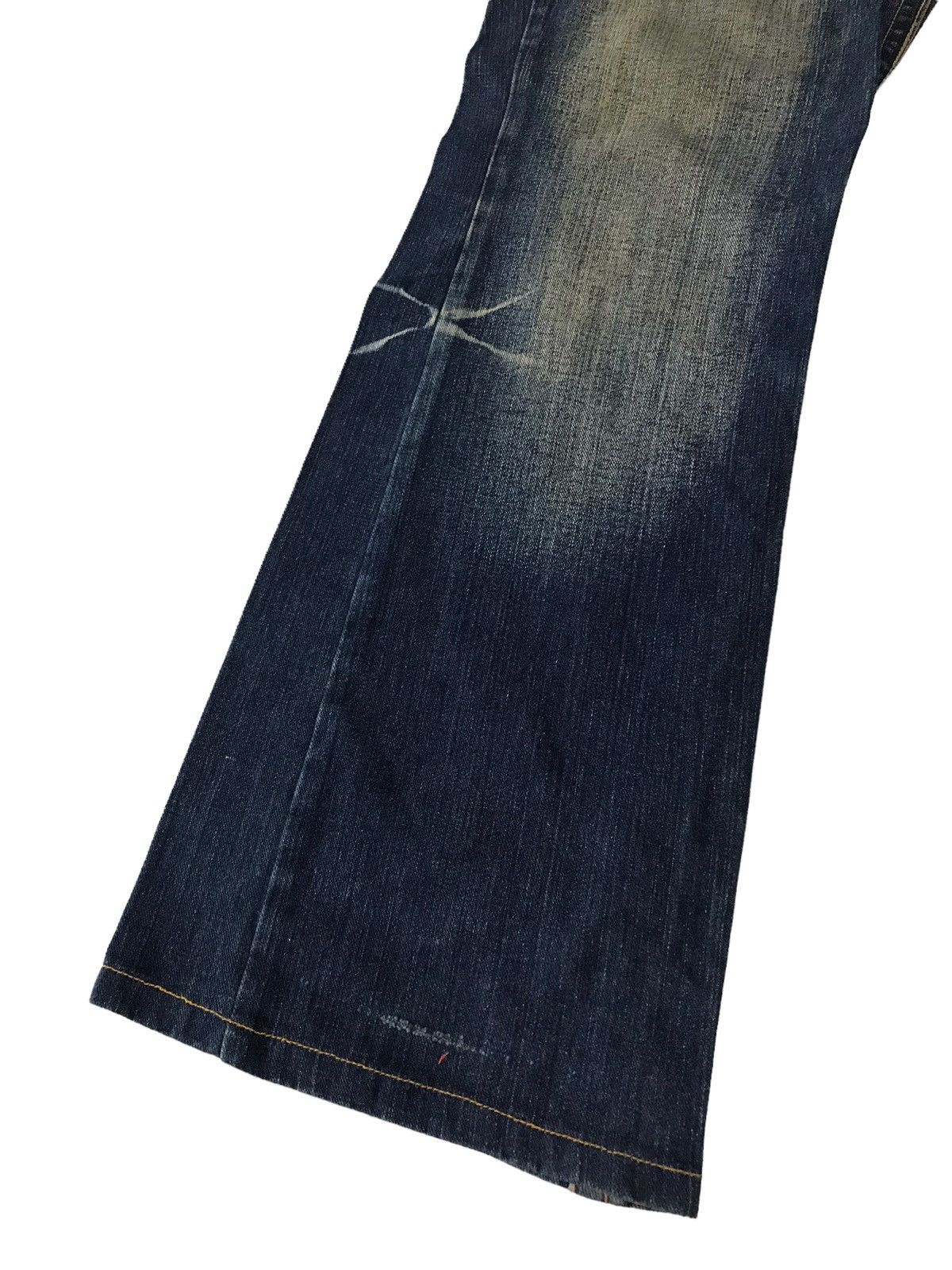 Hysteric Glamour Flare Jeans The Allout Faded Blue Distressed Denim Pant⚡️ Size US 32 / EU 48 - 7 Thumbnail