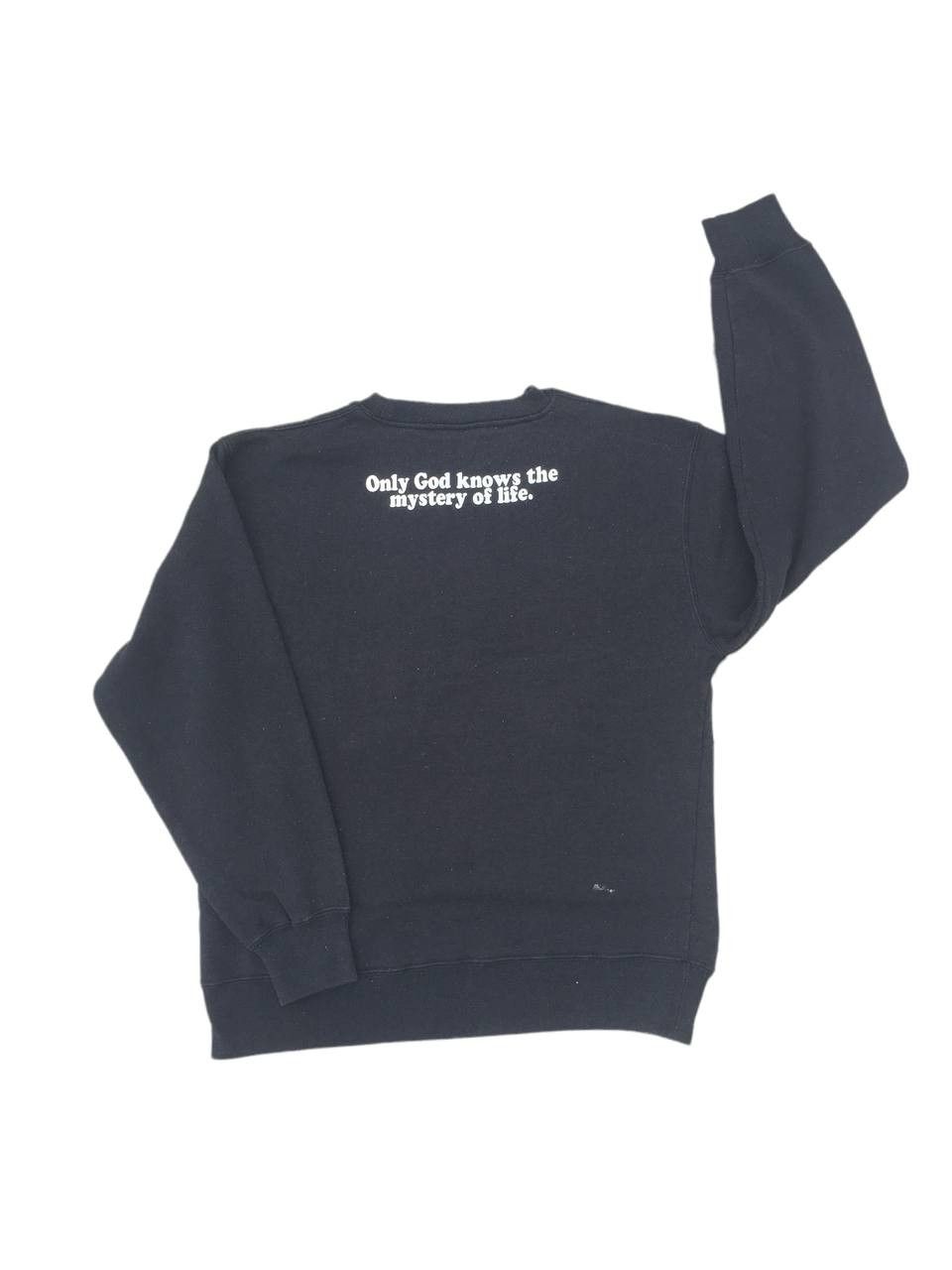 Japanese Brand Vintage Bossy Hills Mystery of Life Faded Black Sweatshirt Size US S / EU 44-46 / 1 - 2 Thumbnail