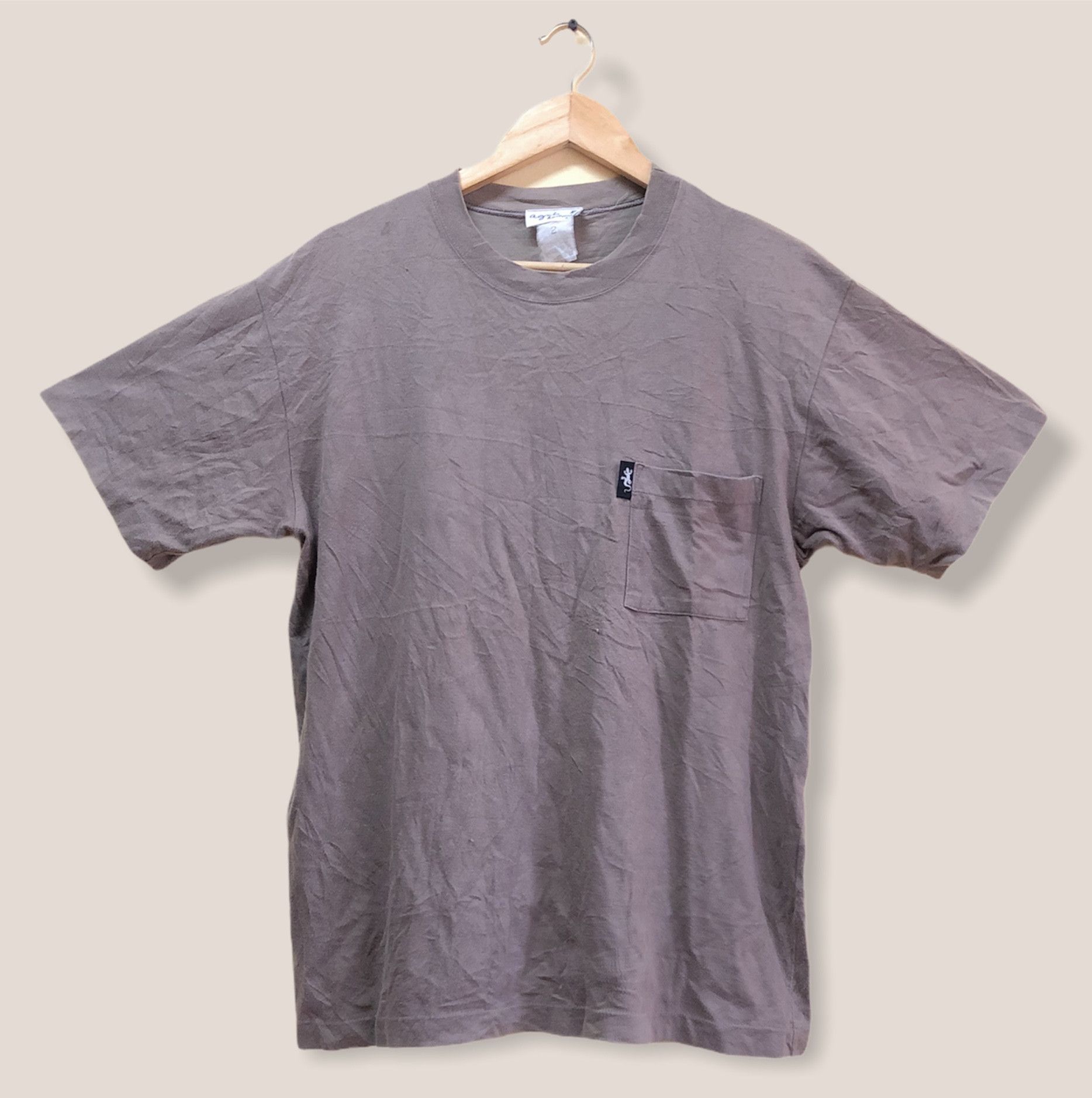 agnes b. Agnes B Single Pocket Tshirt Size US M / EU 48-50 / 2 - 1 Thumbnail