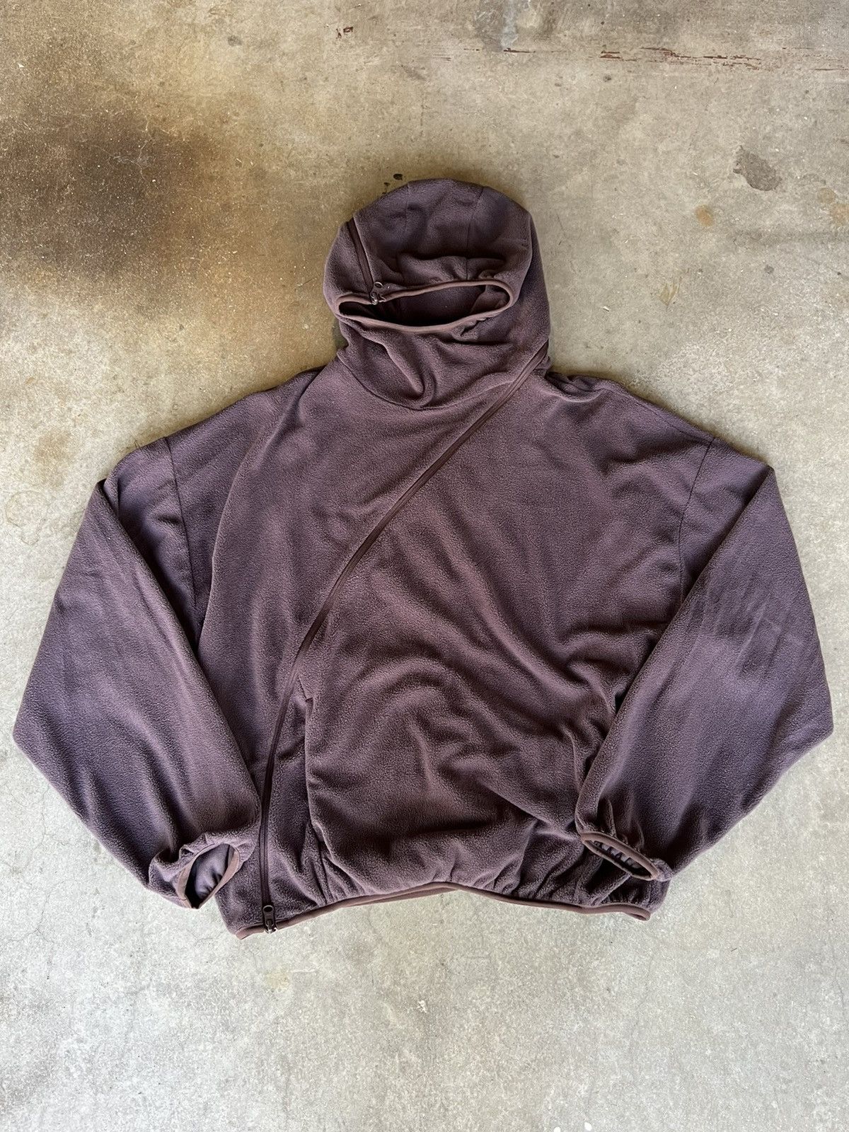 image of Post Archive Faction Paf Paf Post Archive Faction 4.0+ Center Hoodie Brown, Men's (Size Large)