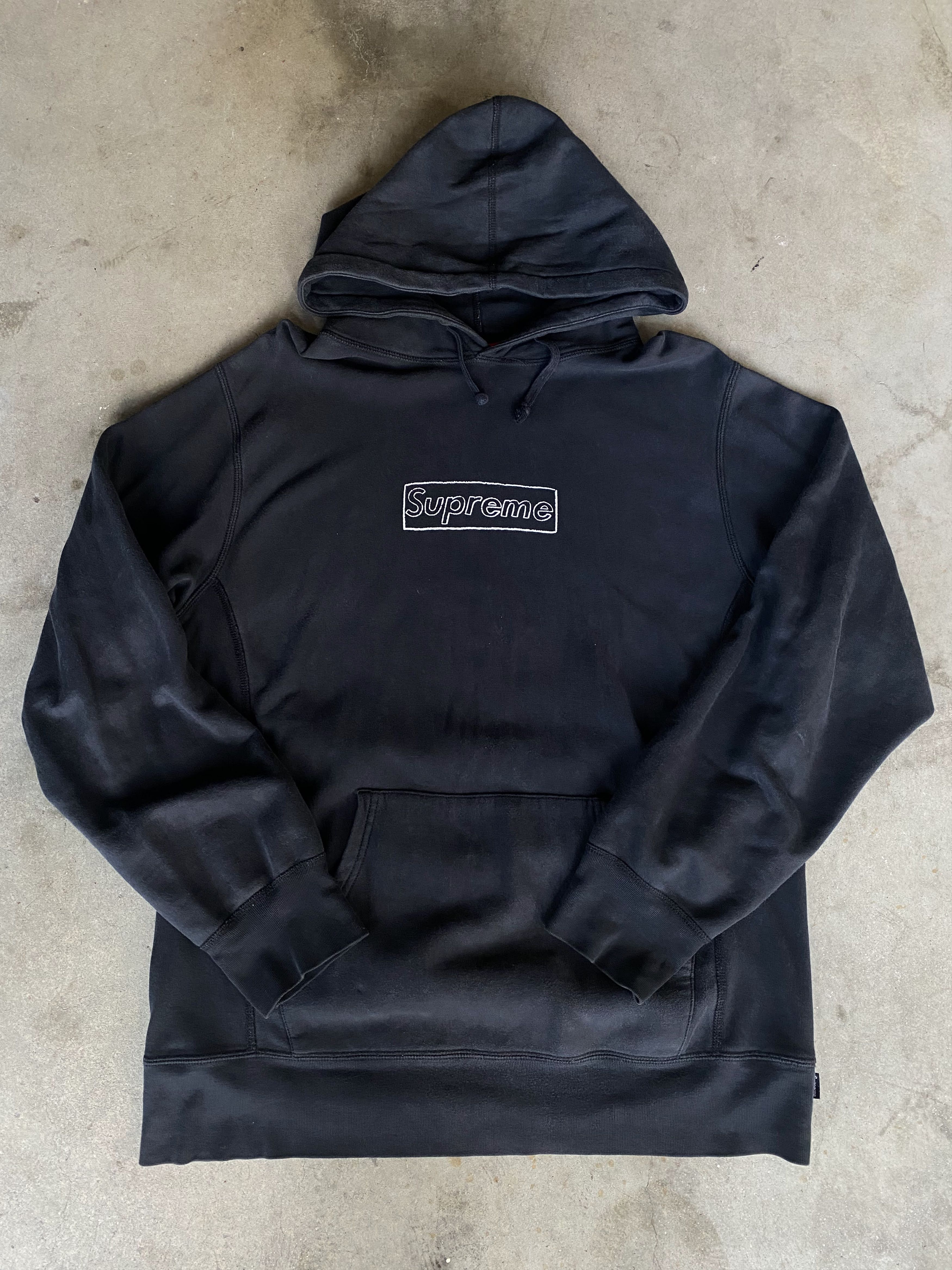 supreme kaws box logo hooded