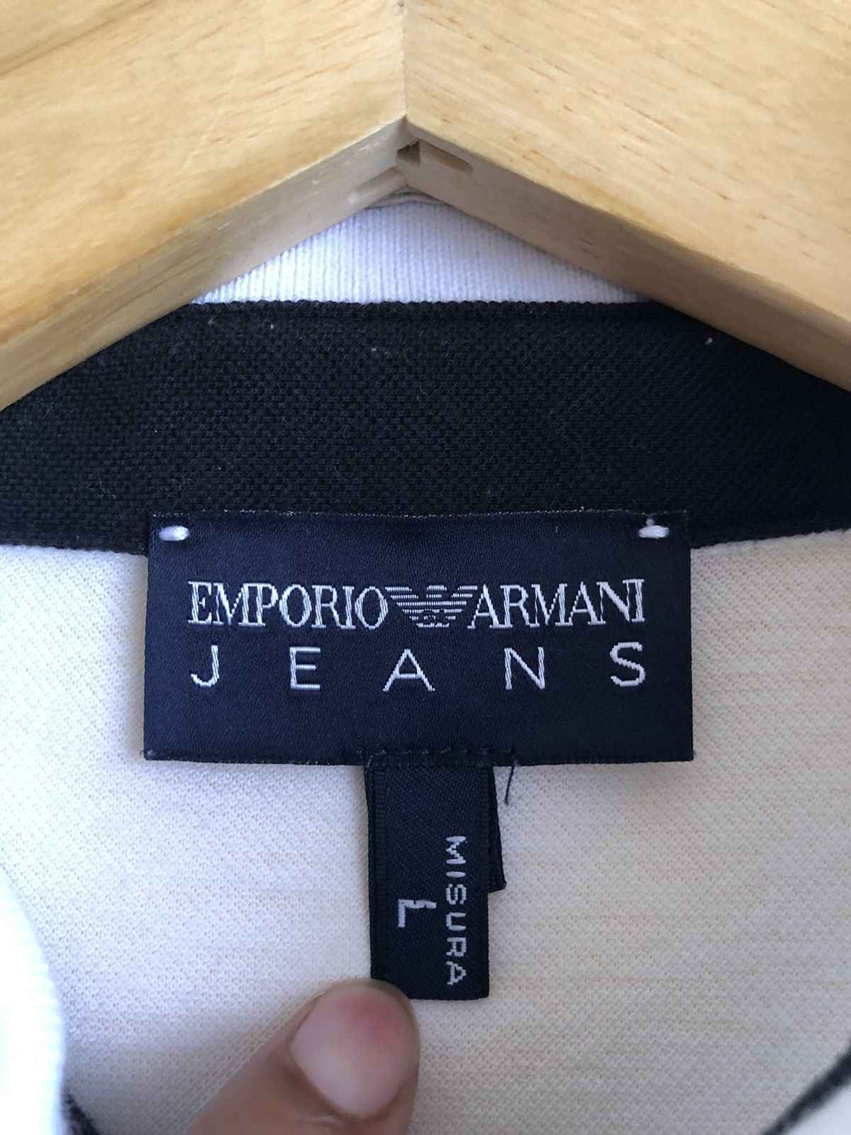 Armani Emporio Armani Jeans Polo Shirt Size US L / EU 52-54 / 3 - 2 Thumbnail