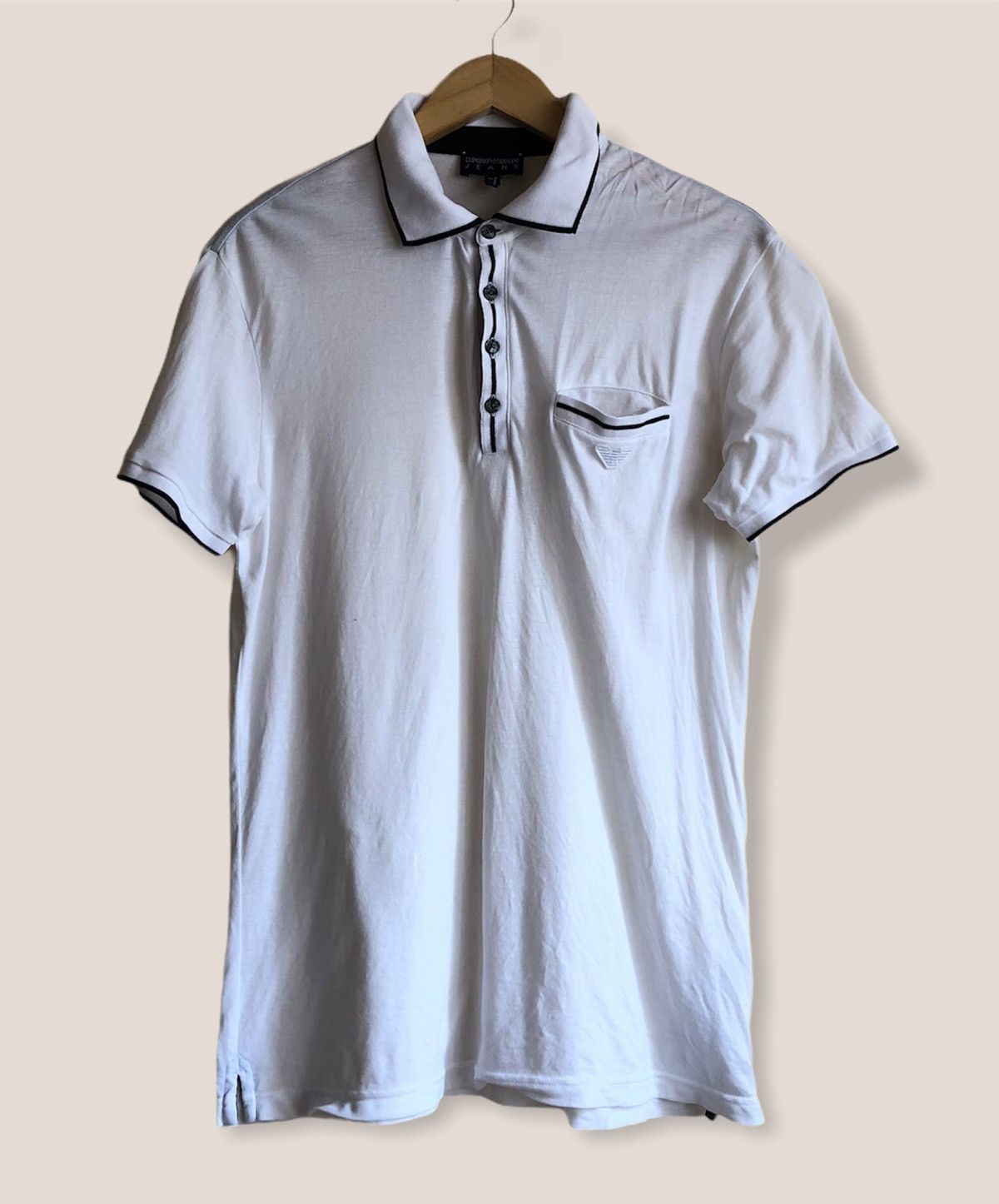 Armani Emporio Armani Jeans Polo Shirt Size US L / EU 52-54 / 3 - 1 Thumbnail