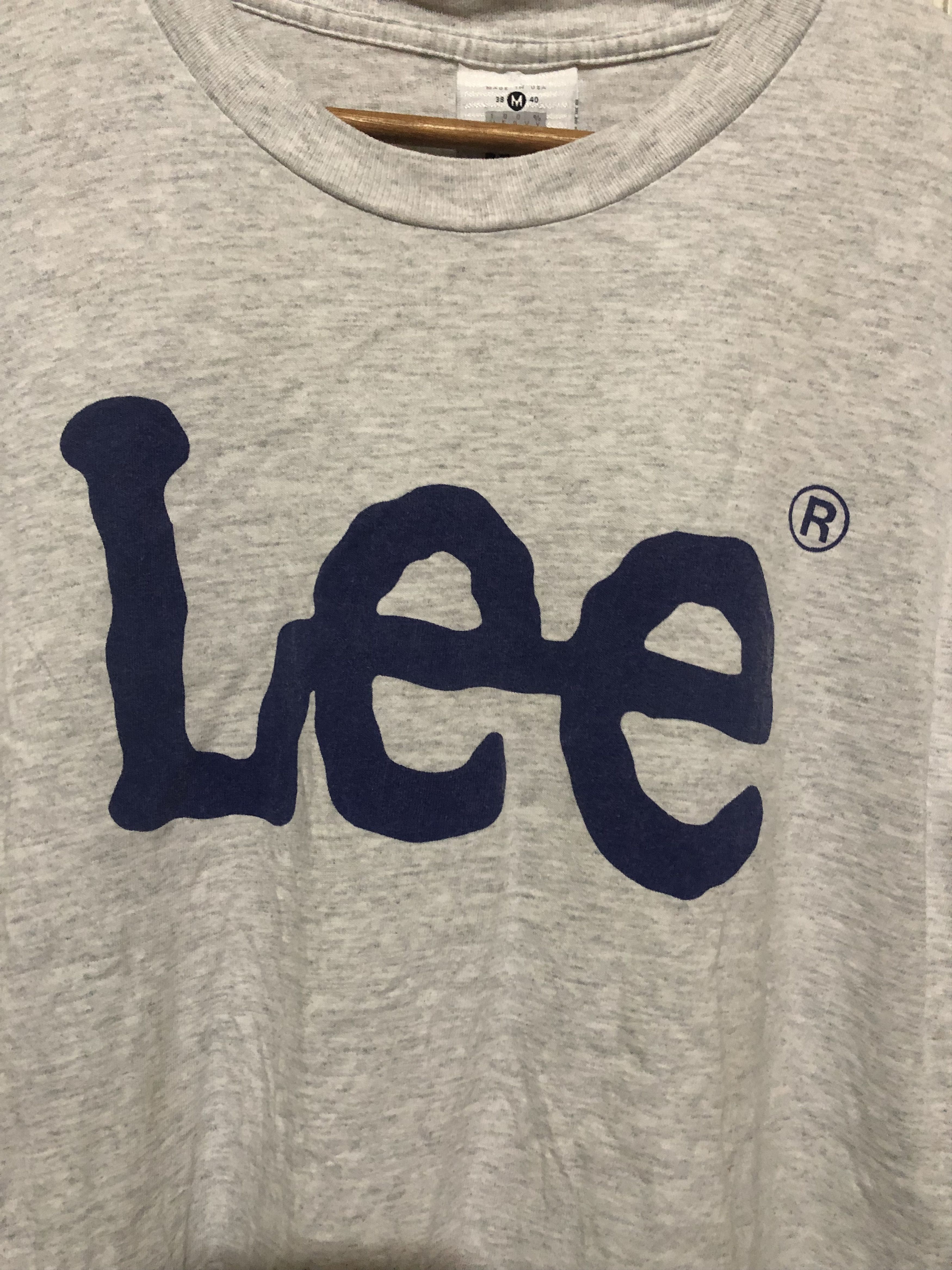 Lee Vintage 90s Lee Big Logo Tshirt Size US M / EU 48-50 / 2 - 2 Thumbnail
