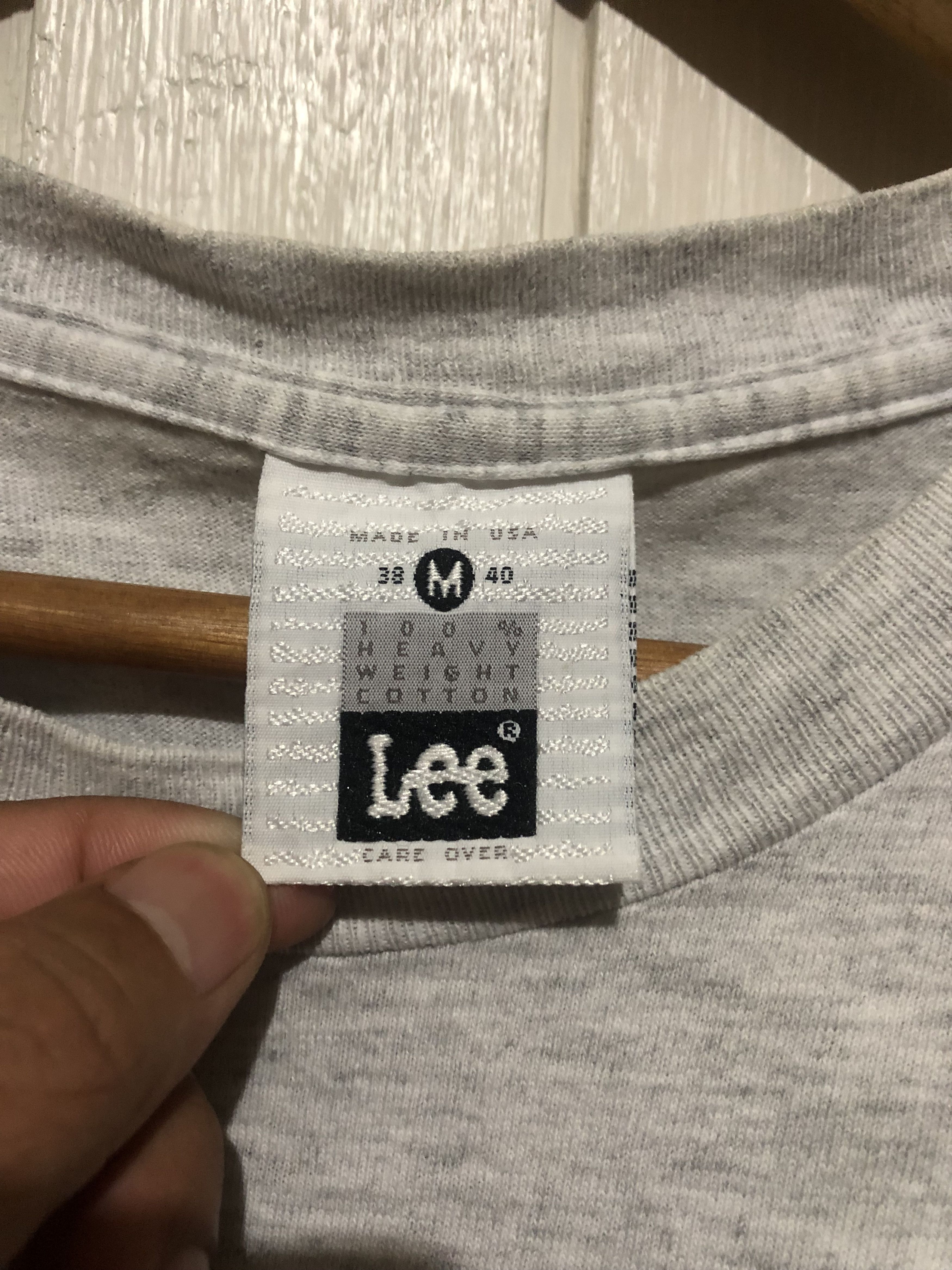 Lee Vintage 90s Lee Big Logo Tshirt Size US M / EU 48-50 / 2 - 3 Thumbnail