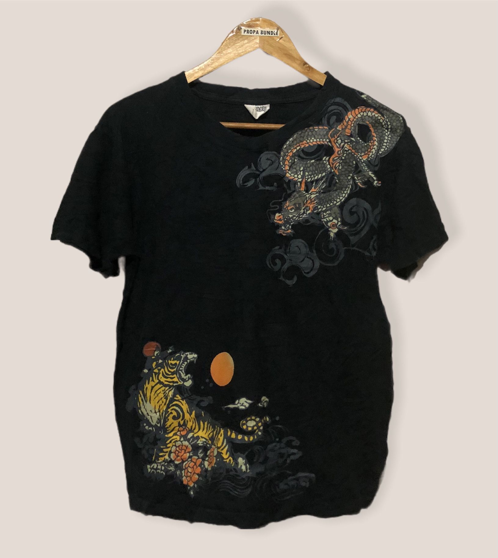 Japanese Brand Japanese Brand Dragon & Tiger Tshirt Size US S / EU 44-46 / 1 - 1 Thumbnail
