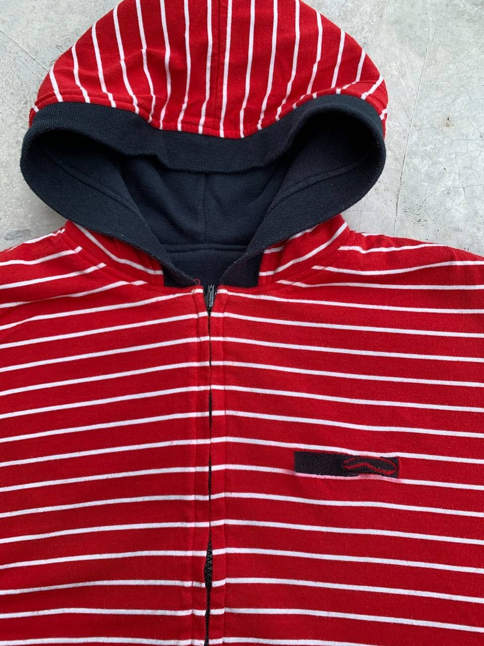 Vans Vintage Vans Skateboards Reversible Striped Hoodie Size US S / EU 44-46 / 1 - 4 Thumbnail
