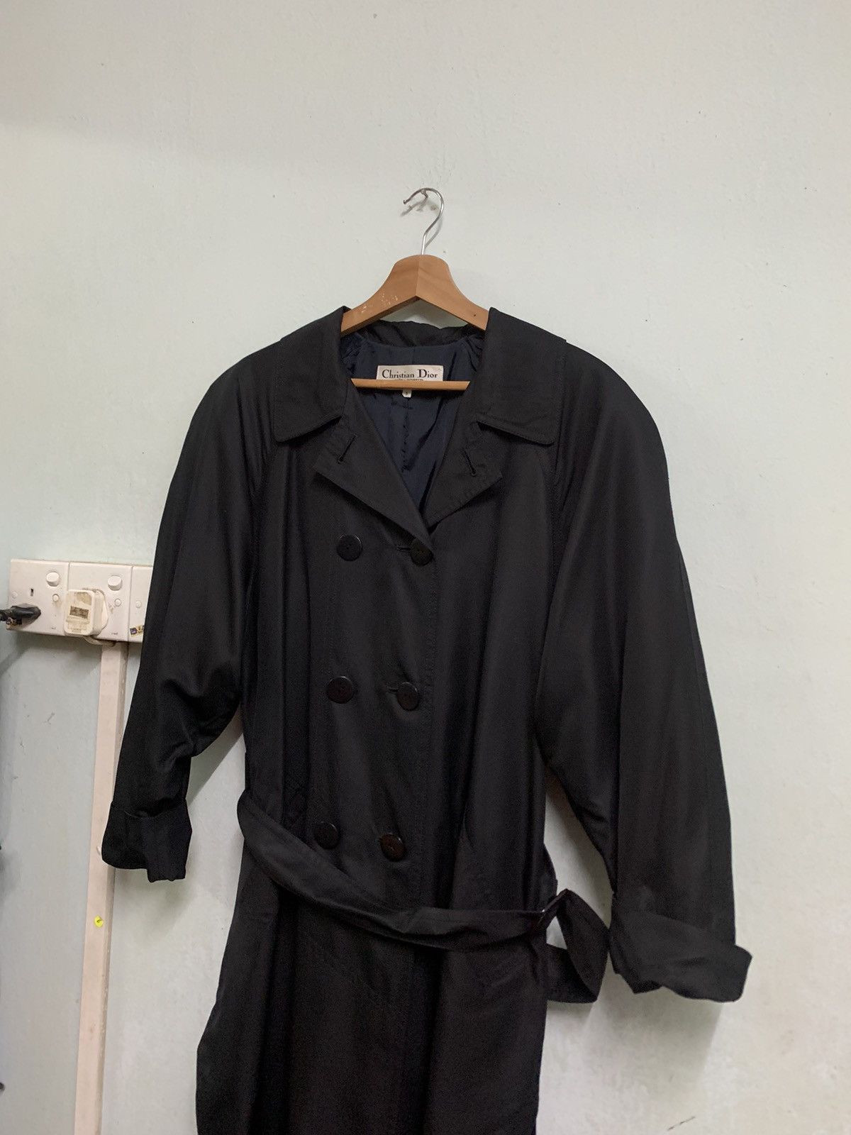 Christian Dior Monsieur 🔥Christian Dior Double Breasted Trench Coat (Woman) Size US L / EU 52-54 / 3 - 8 Thumbnail