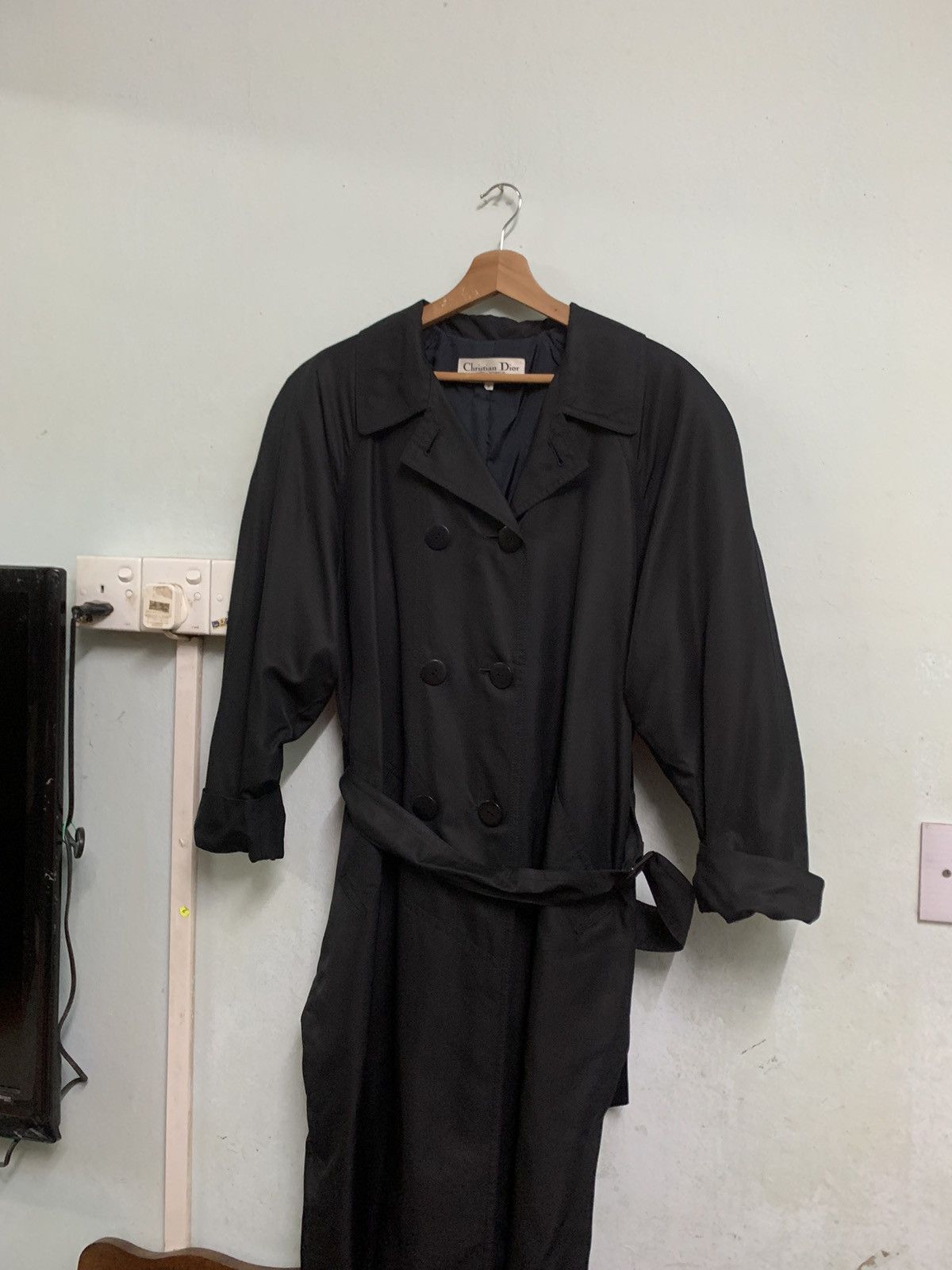 Christian Dior Monsieur 🔥Christian Dior Double Breasted Trench Coat (Woman) Size US L / EU 52-54 / 3 - 6 Thumbnail