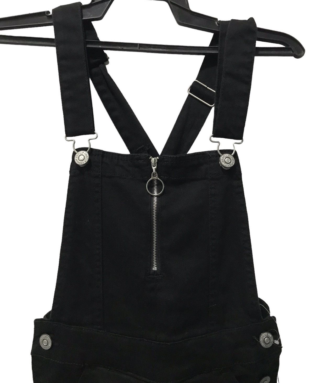 Japanese Brand Vintage-Inspired Black Denim Overalls CHIP CLiP Brand Size S Size US 28 / EU 44 - 3 Thumbnail