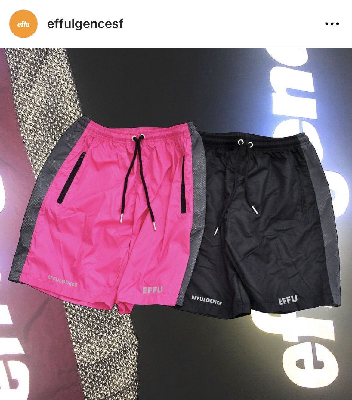 Effulgence × Vintage PiNK 3M REFLECTiVE NYLON SHORTS SWiM TRUNKS Size US 30 / EU 46 - 17 Thumbnail