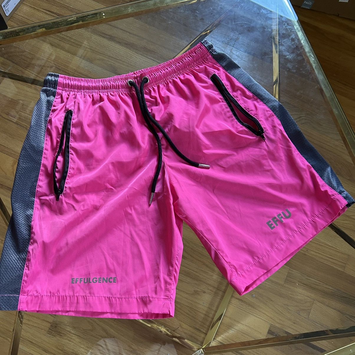 Effulgence × Vintage PiNK 3M REFLECTiVE NYLON SHORTS SWiM TRUNKS Size US 30 / EU 46 - 6 Thumbnail