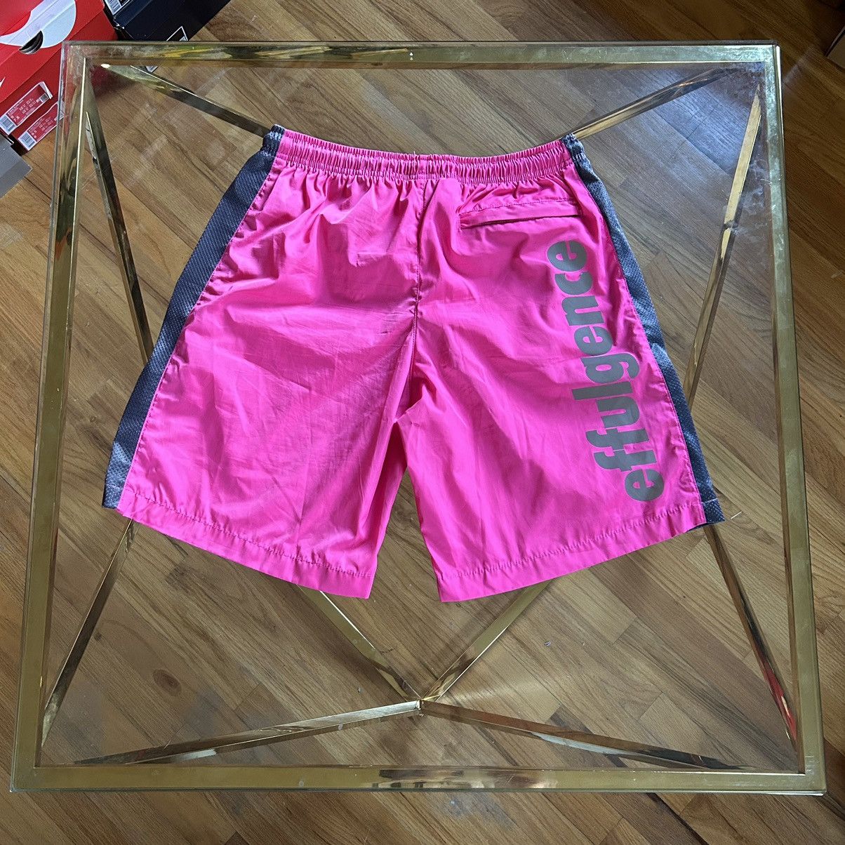 Effulgence × Vintage PiNK 3M REFLECTiVE NYLON SHORTS SWiM TRUNKS Size US 30 / EU 46 - 3 Thumbnail